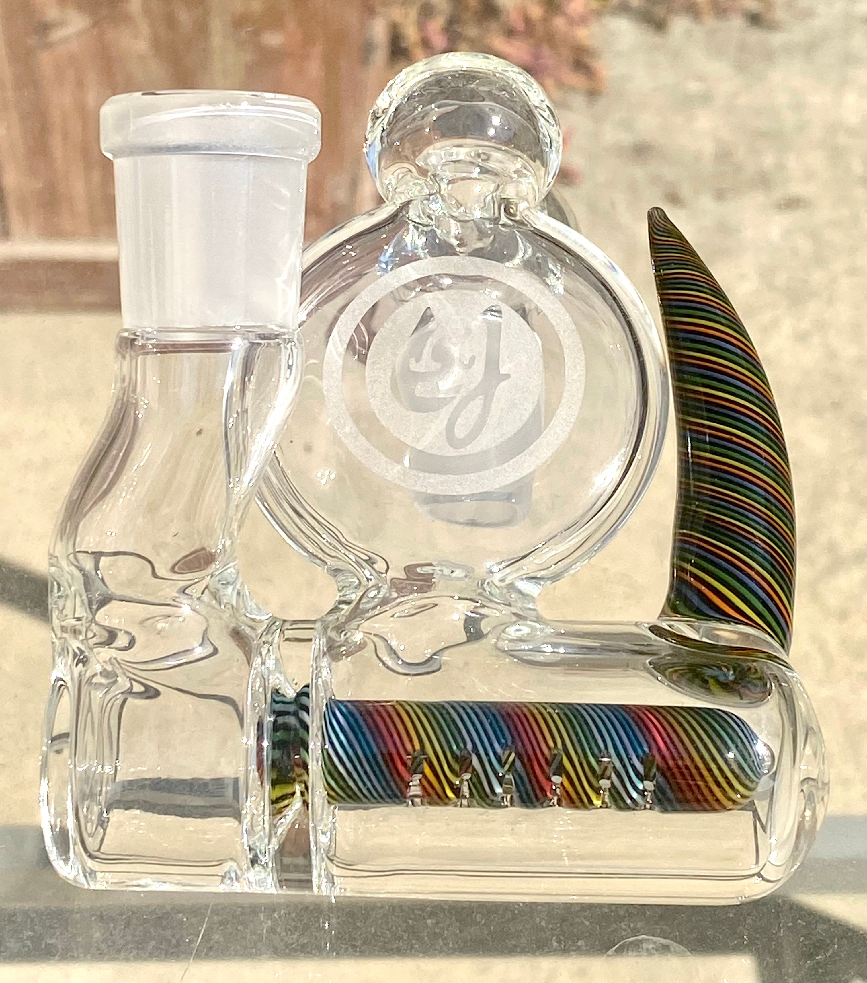OJ Flame 18mm 90 Degree Inline Ashcatcher