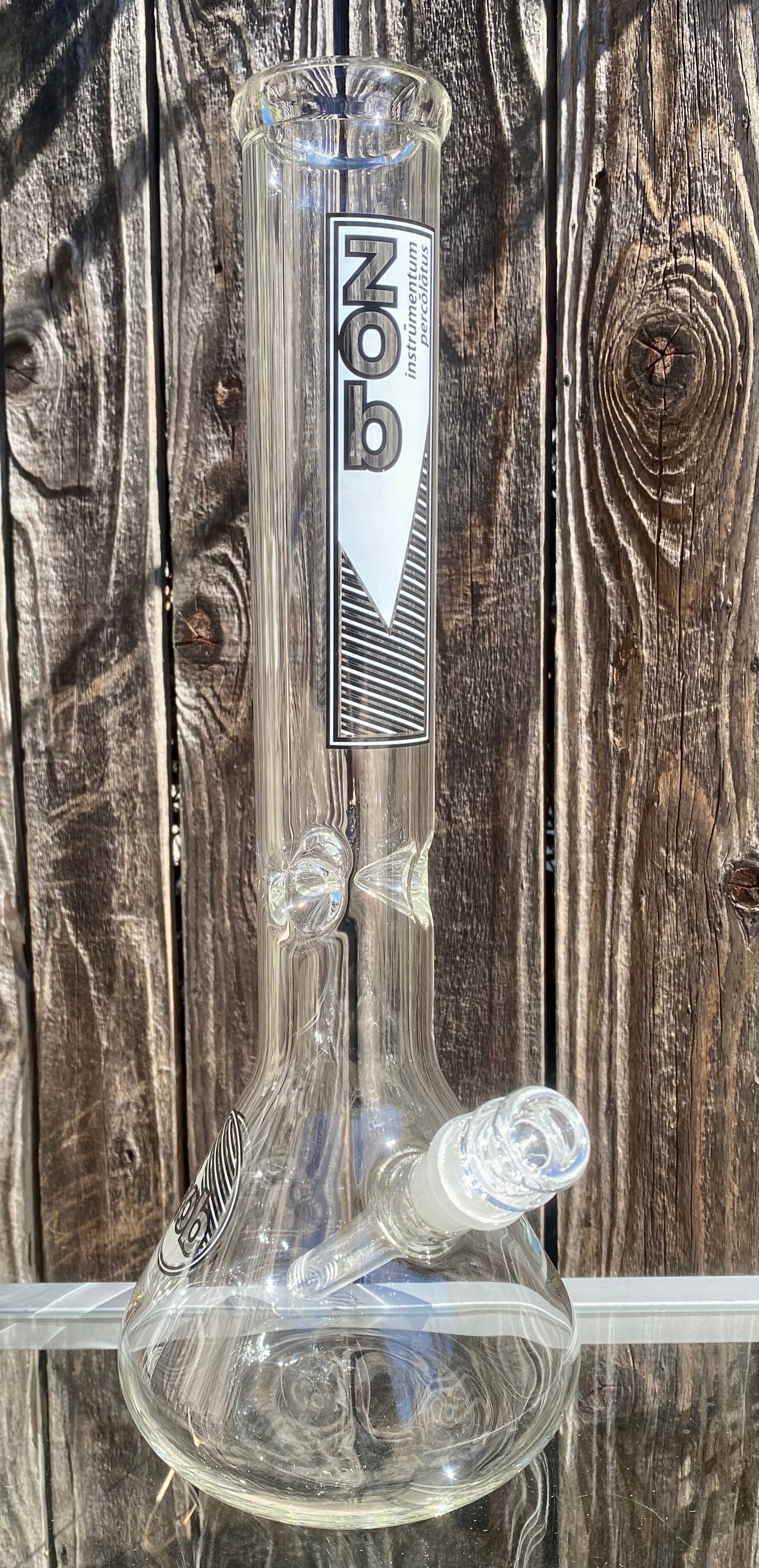 Zob 14 inch OG Beaker Black & White Label