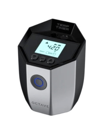 Terp Timer By OCTAVE (Silver Aloy) - TheSmokeyMcPotz Collection 