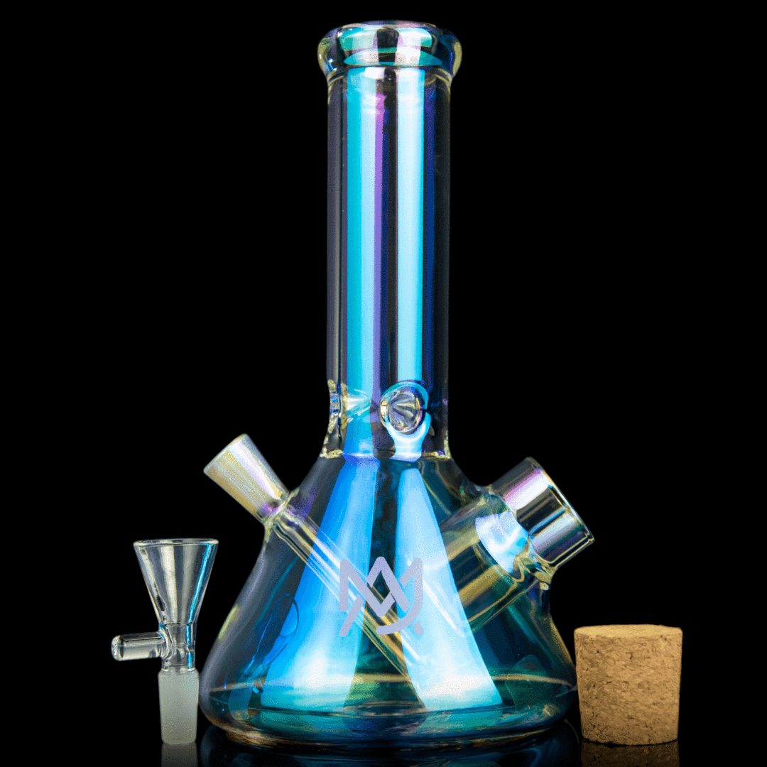 MJ Arsenal Cache - Mini Water Pipe LE (Iriedescent) - TheSmokeyMcPotz Collection 