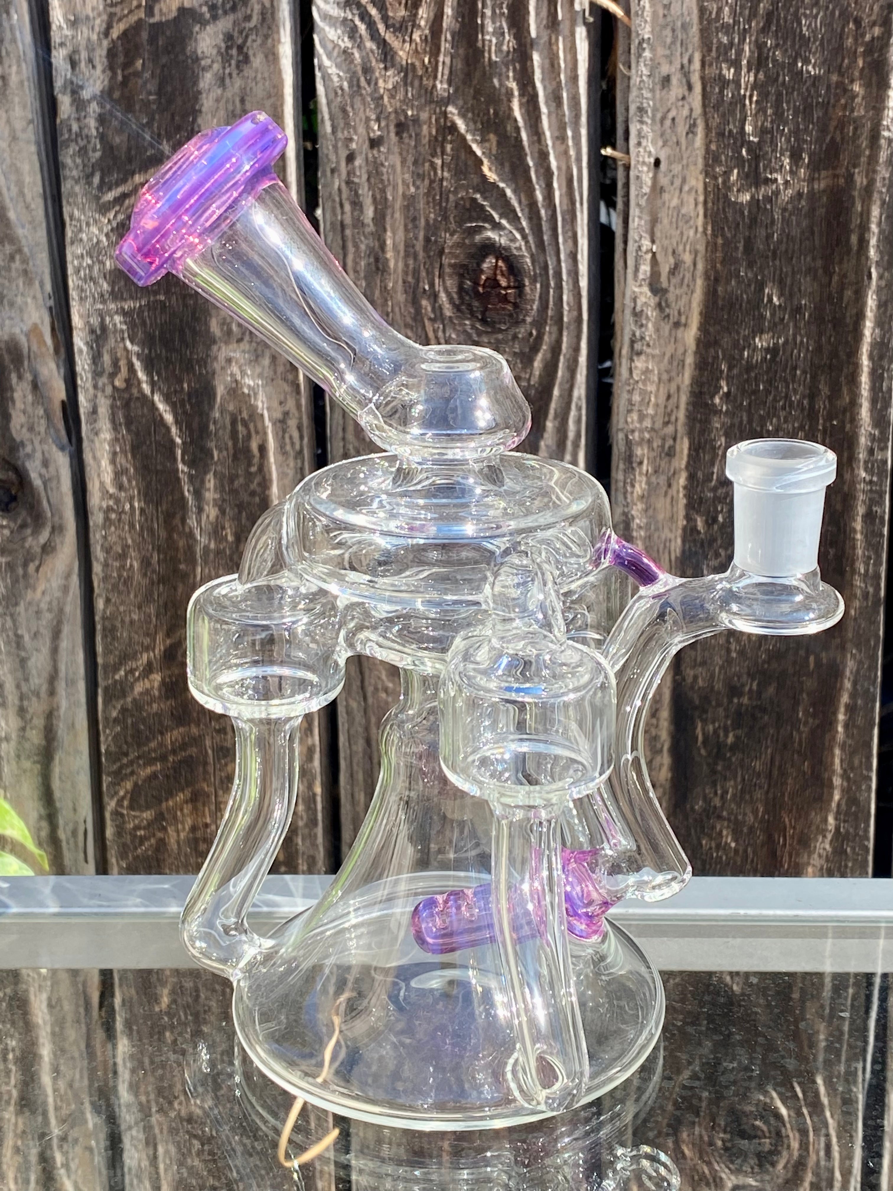 Gobs Glass Royal Jelly 14mm Triple Recycler