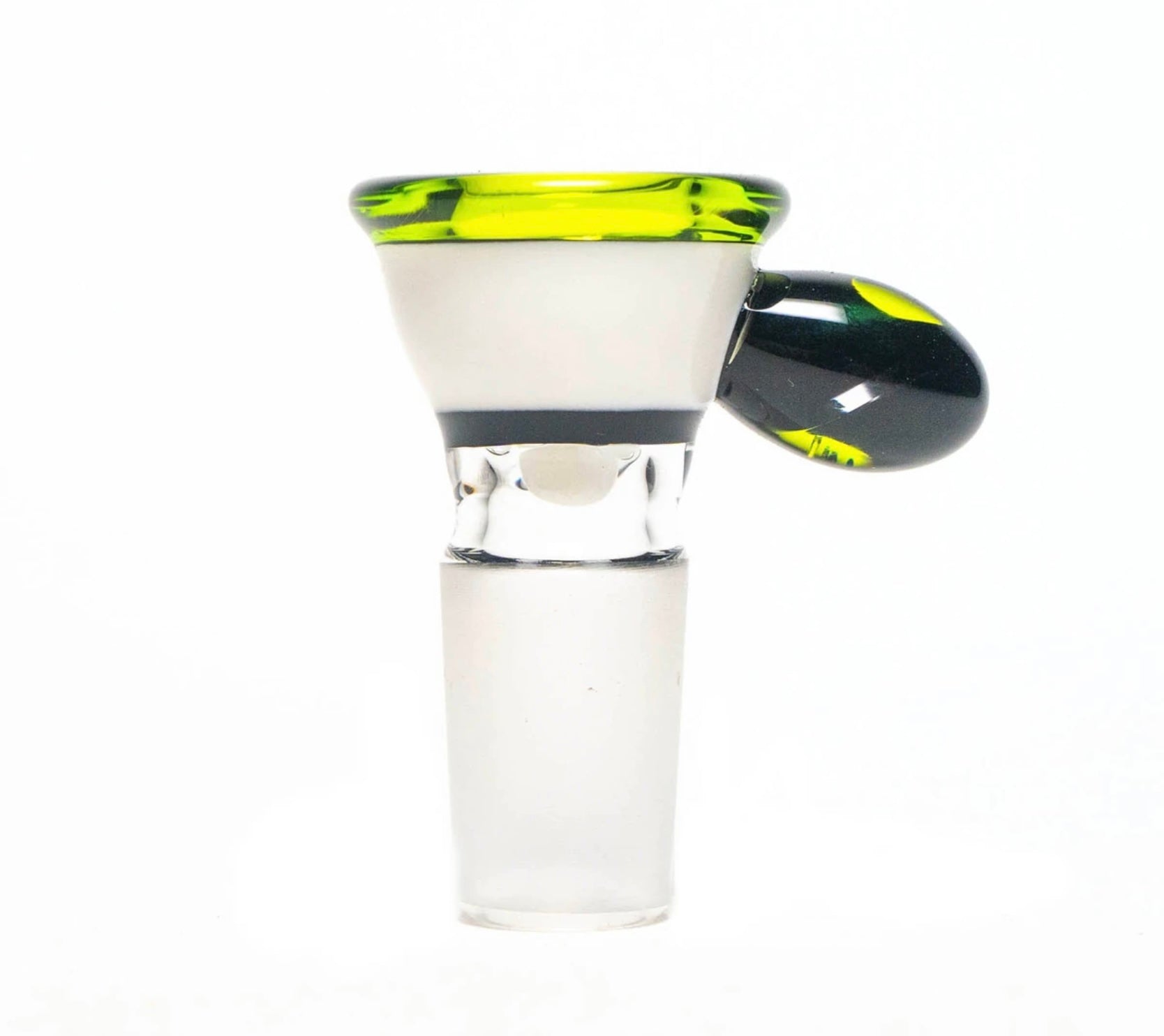 Karl Termini - Worked Straight Tube - White & Transparent Green