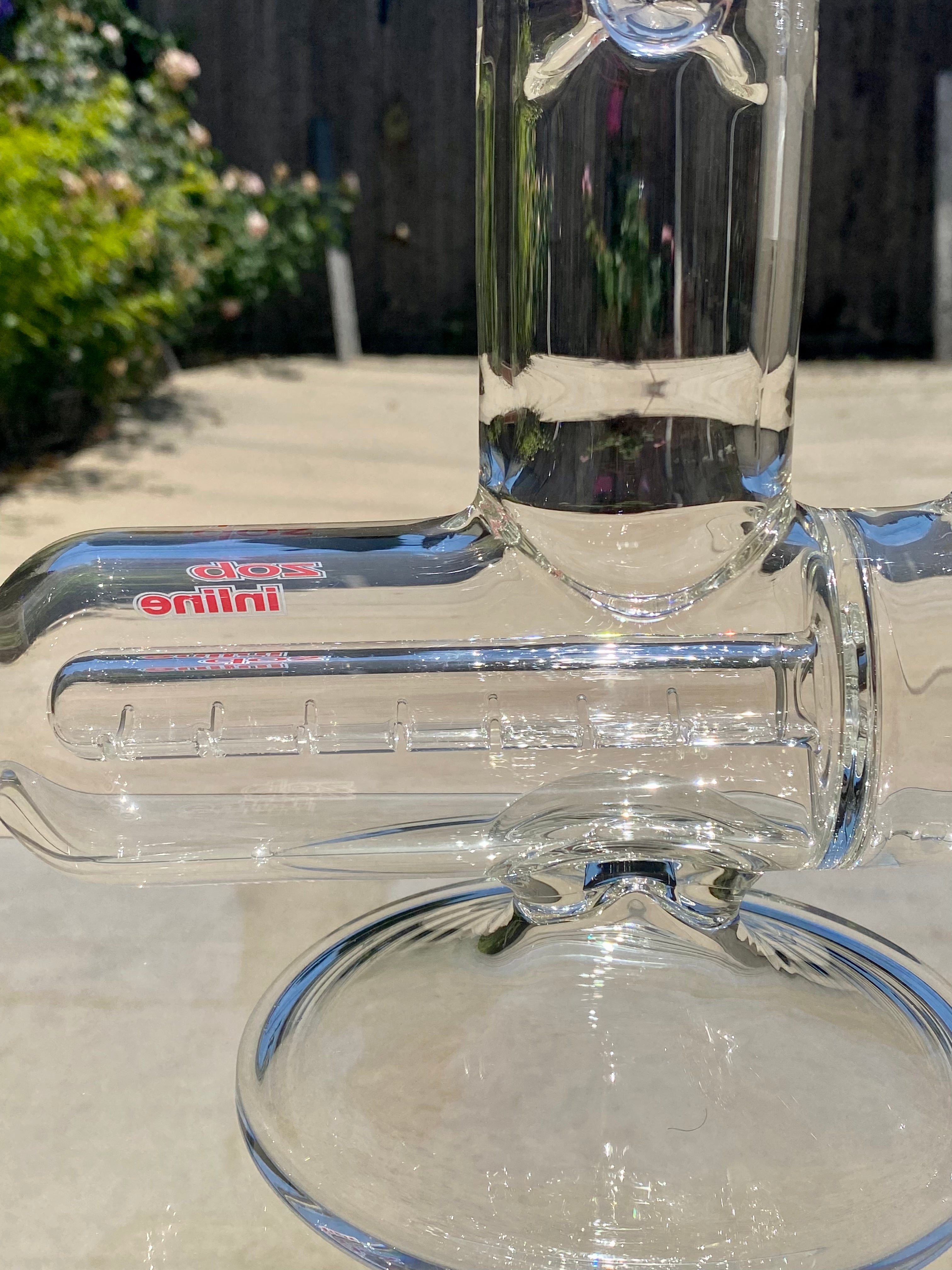Zob 14 inch Inline Diffused Straight Tube Red & White Label