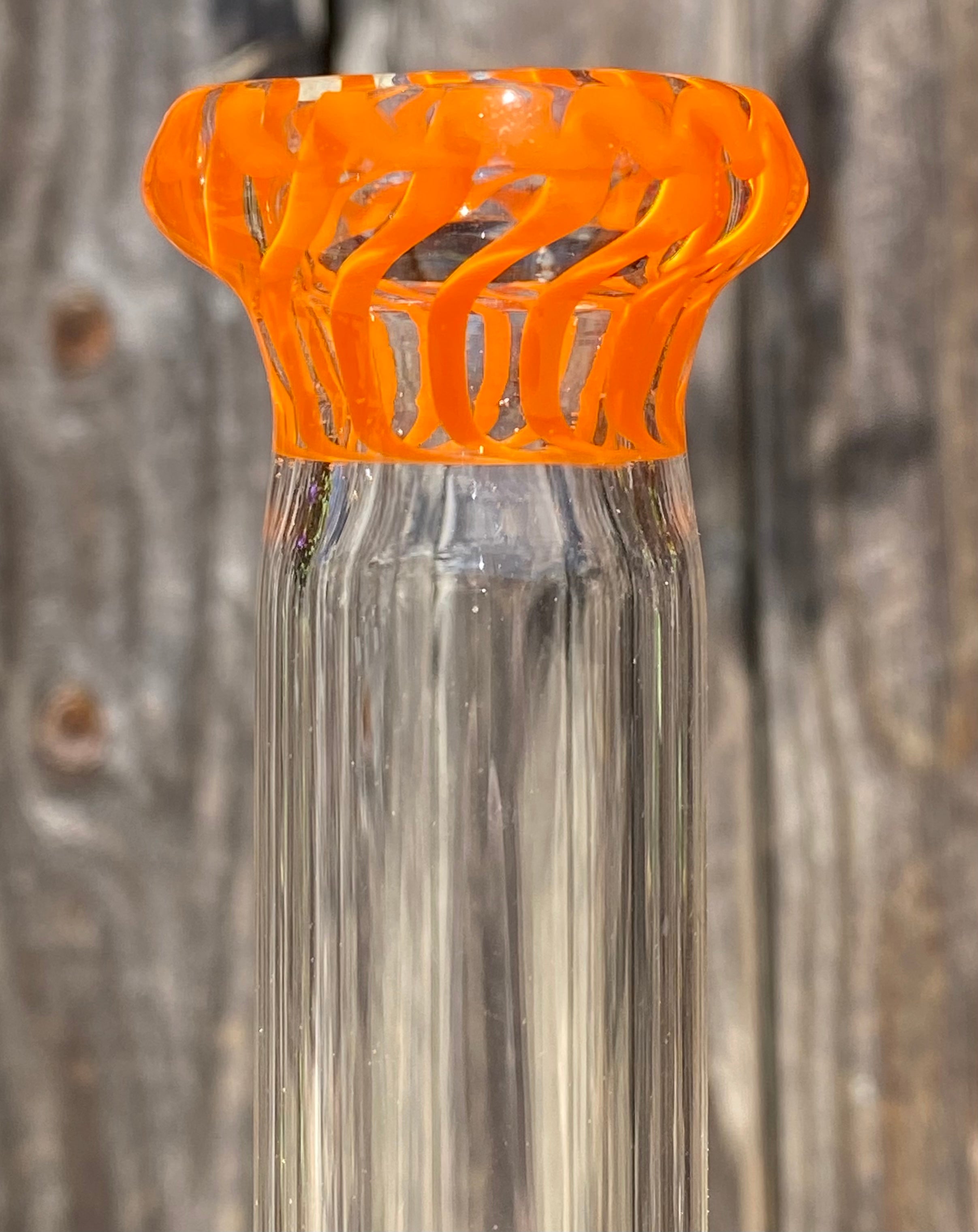 2nd Quality 5_3lements Glass 1st & Only Grid to Triple Recycler Orange Chello
