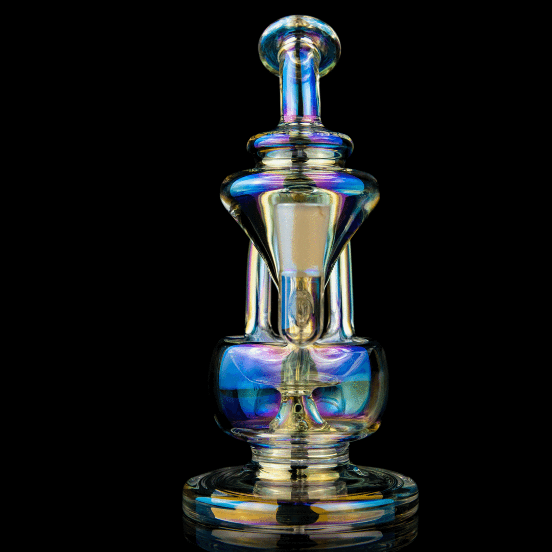 MJ Arsenal Claude Mini Dab Rig LE (Iriedescent) - TheSmokeyMcPotz Collection 