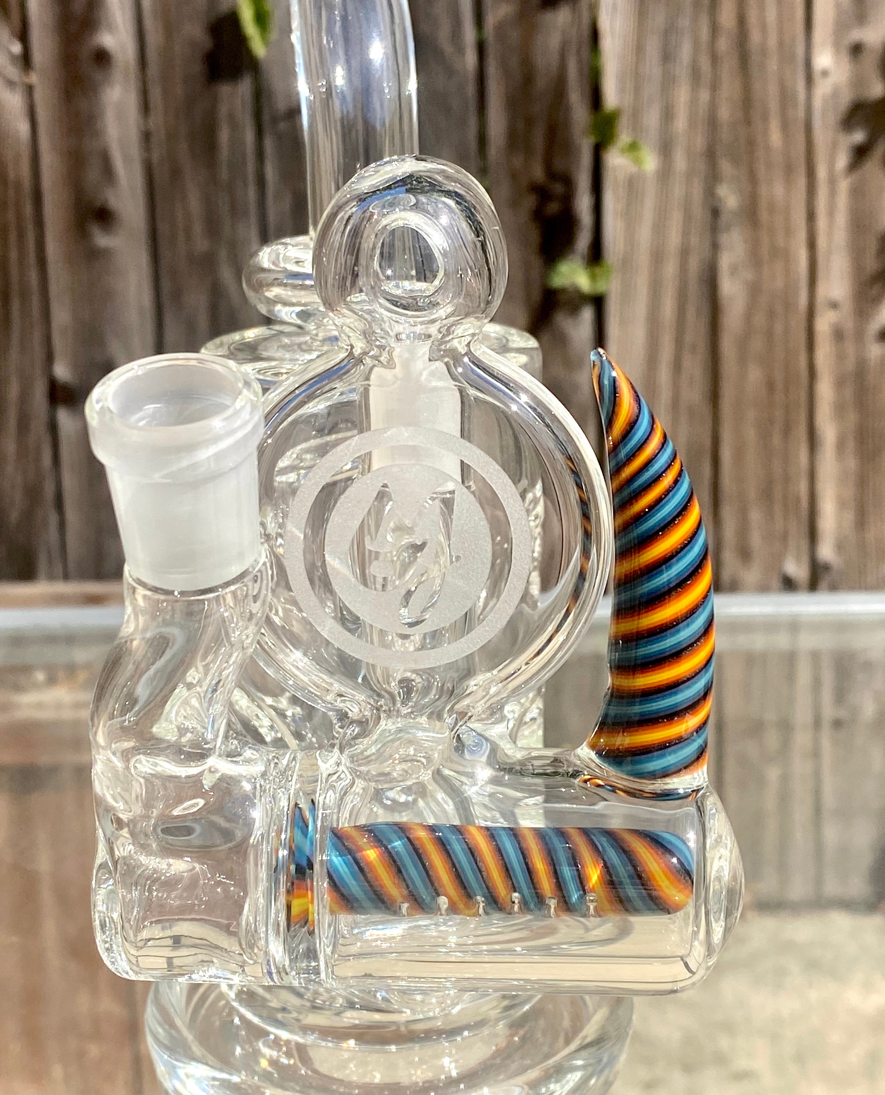 OJ Flame 14mm 90 Degree Inline Ashcatcher