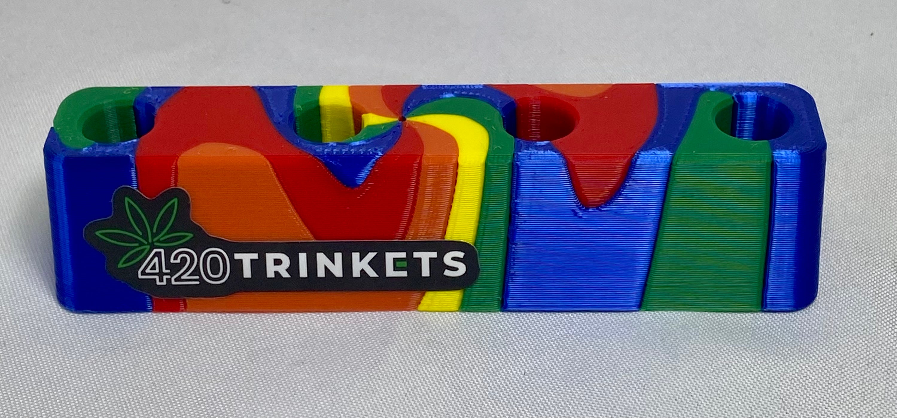 14mm 4 Slide Holder Rainbow Swirl