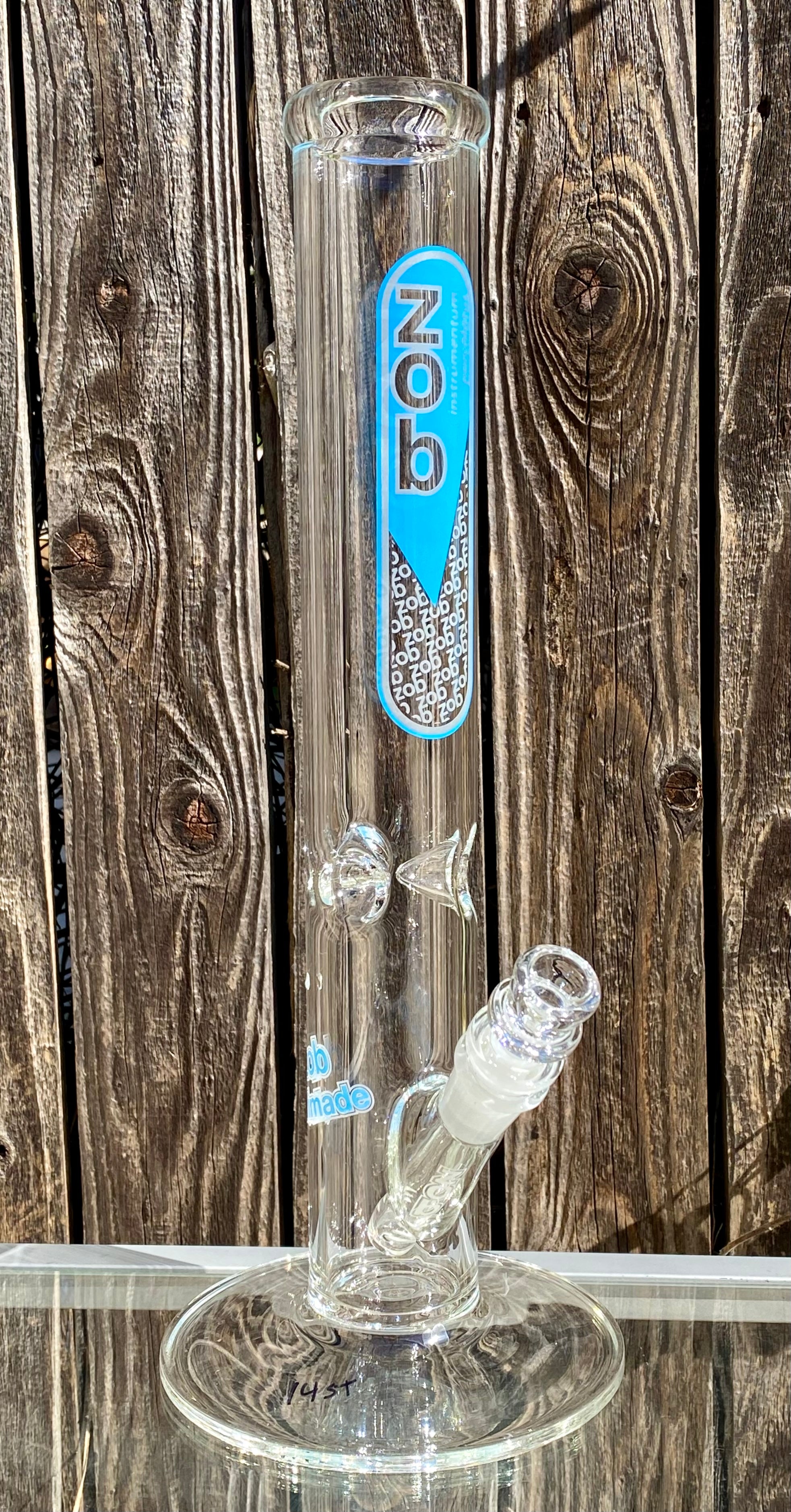 Zob 14 inch 9mm Straight Tube Blue & Black Label