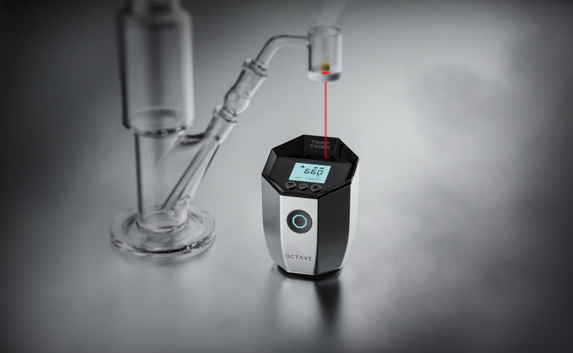 Terp Timer By OCTAVE (Glossy Black) - TheSmokeyMcPotz Collection 