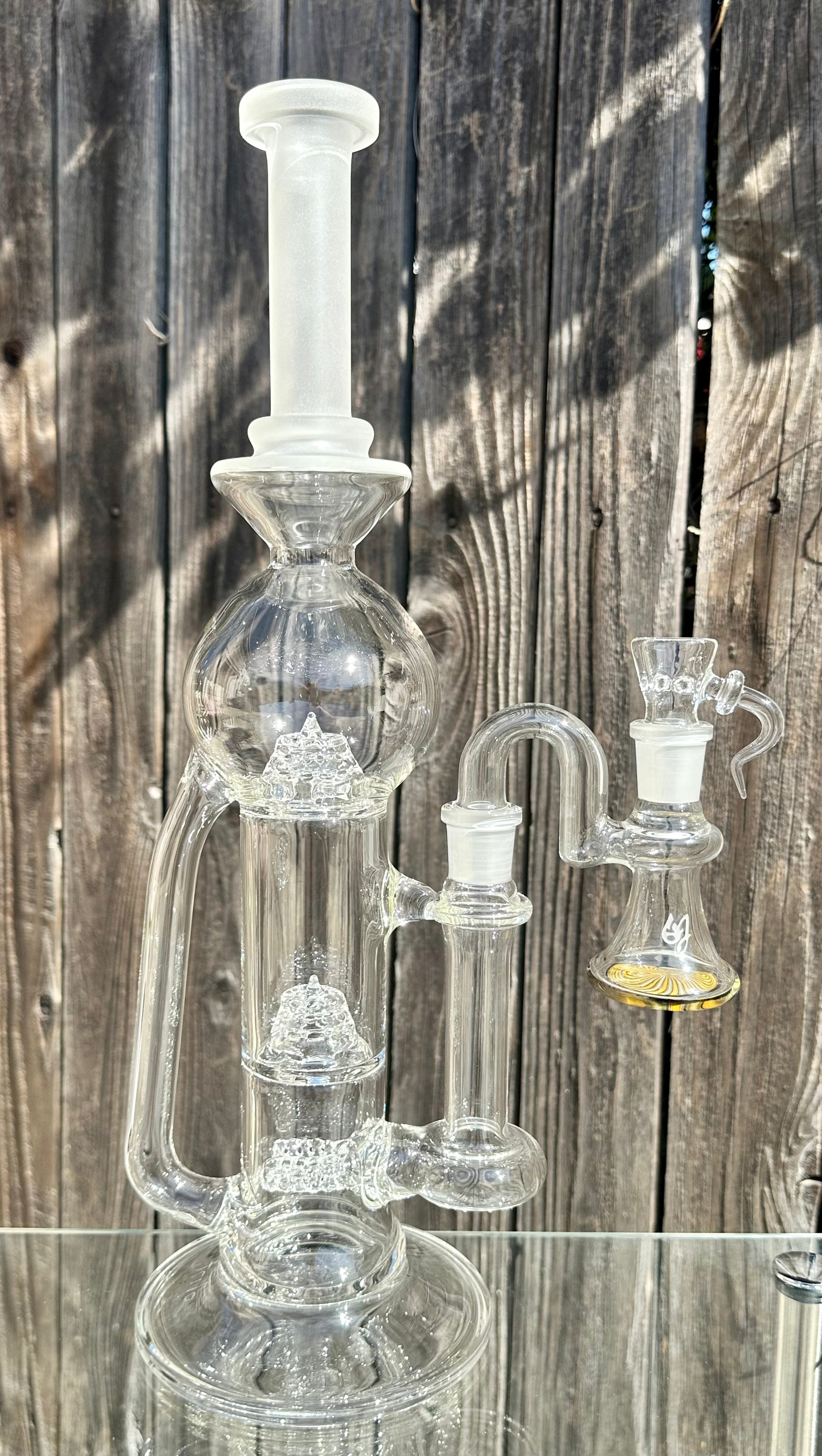 Frito Glass Dually - Volcano -Volcano Fritocycler