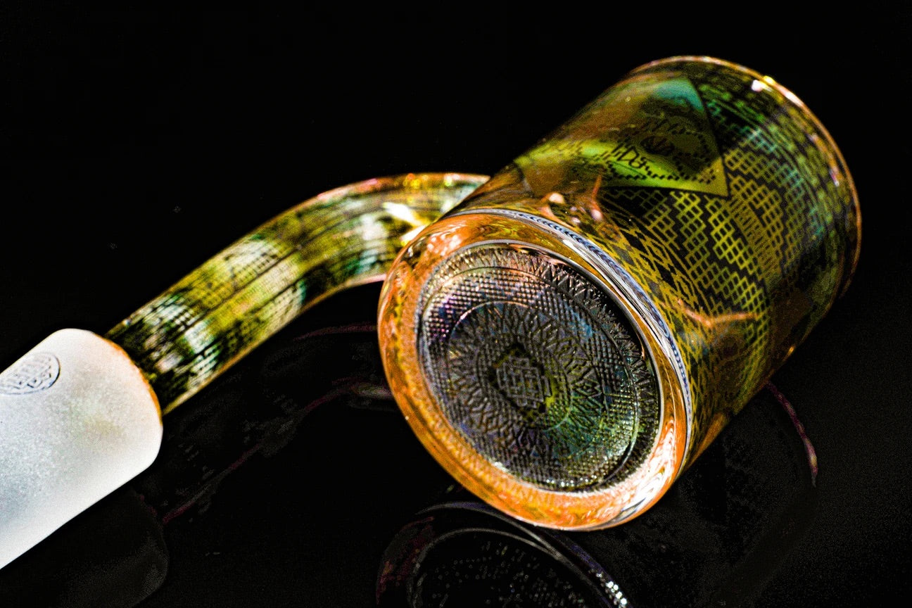 Quave Club Banger 14mm Male 90* 30mm Binary Banger 'Pueblo' - TheSmokeyMcPotz Collection 