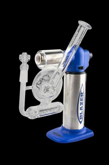 BLAZER AUTOPILOT GLASS RIG ATTACHMENT By SCRO - DAB RIG ATTACHMENT FOR TORCH LIGHTER - TheSmokeyMcPotz Collection 