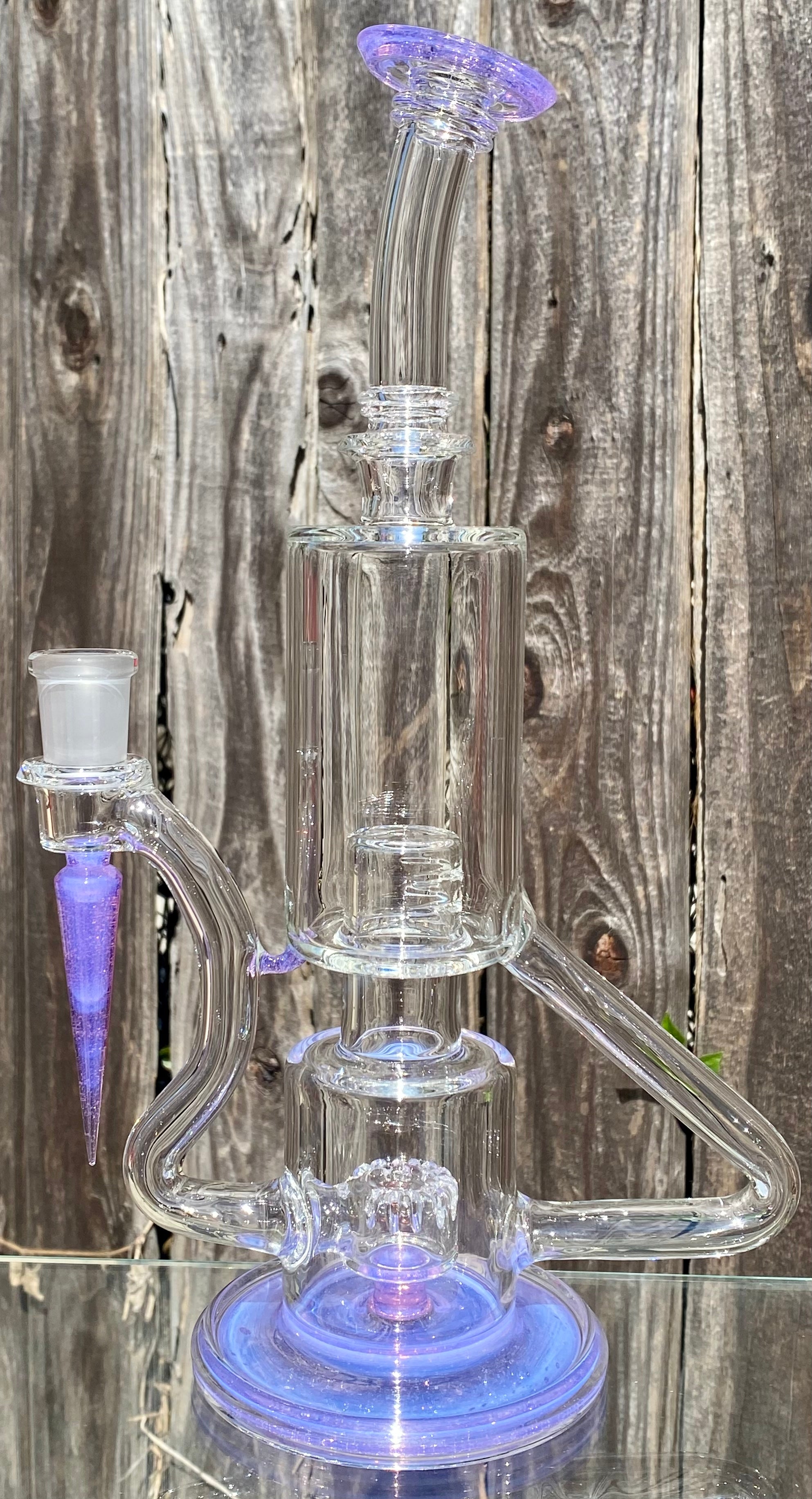 The Glass Carpenter Purple Lilac Bubble Dumper