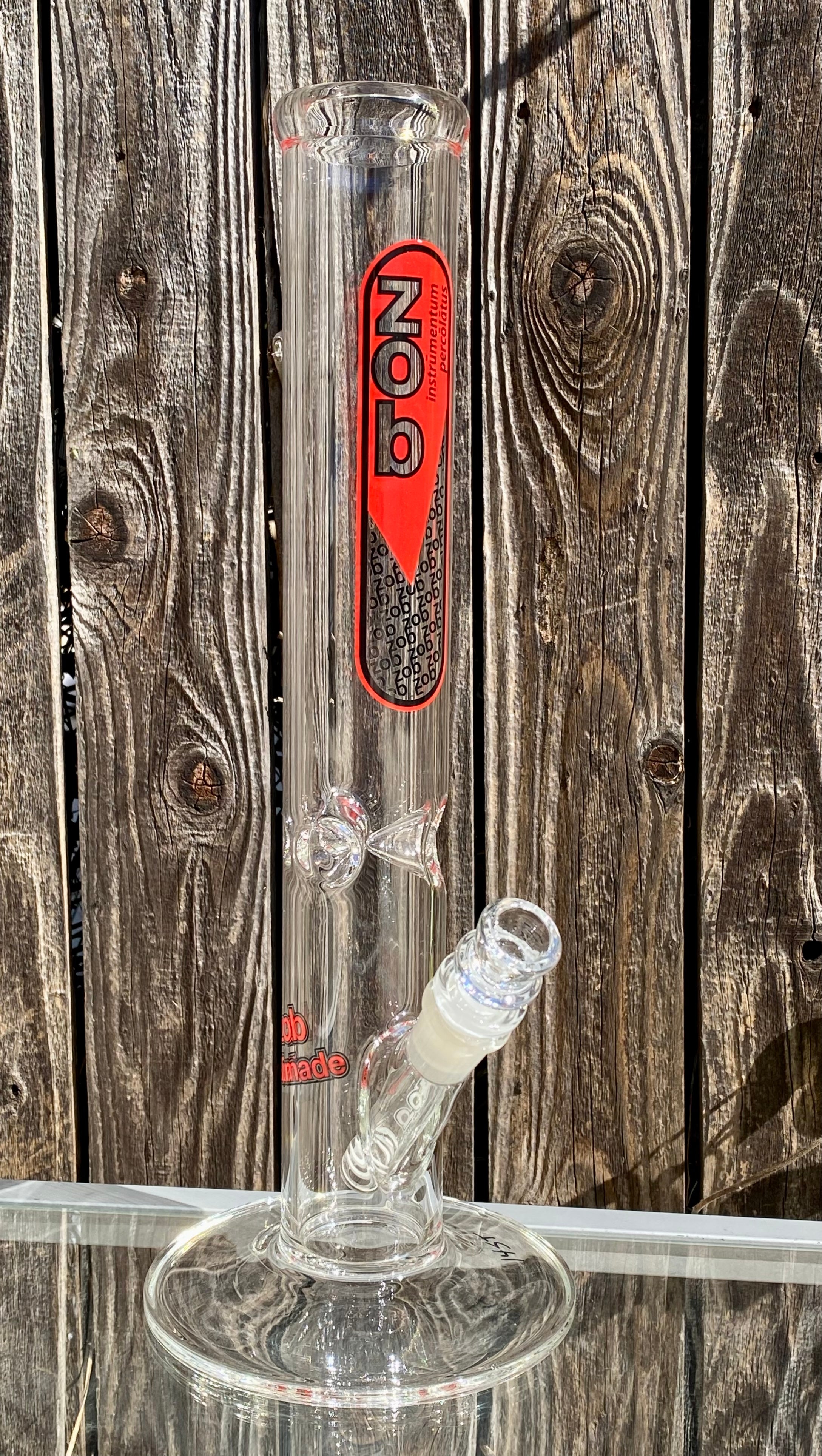 Zob 14 inch 9mm Straight Tube Red & Black Label