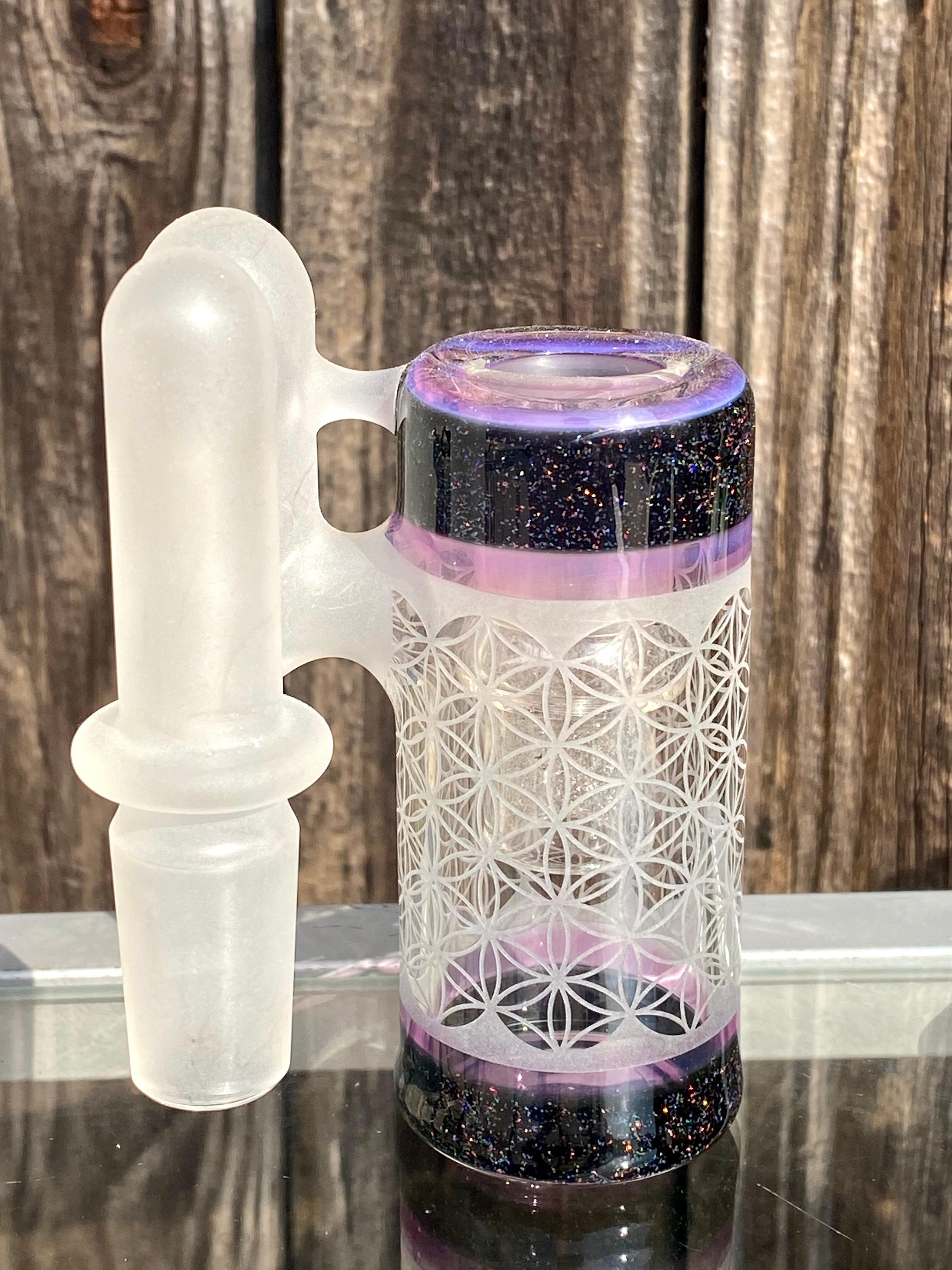 Seed of Life (SOL) Custom Royal Jelly & Crushed Opal Worked Sacred-G SoL-45 Lace-Sphere w/ Matching Dry Catch