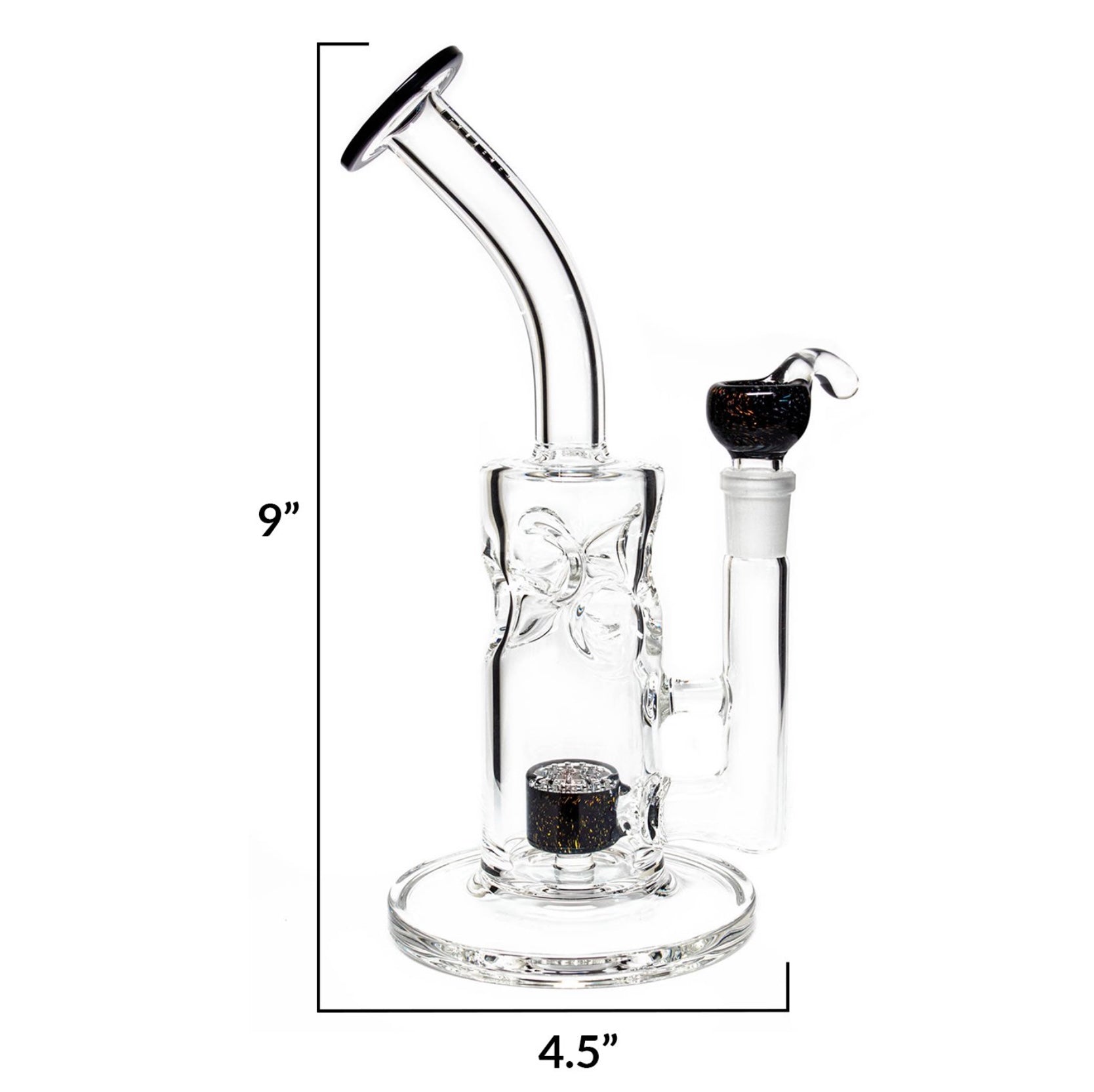 Purr Glass Blue Cheese SWISS HONEYCOMB GLASS WATER BONG - TheSmokeyMcPotz Collection 