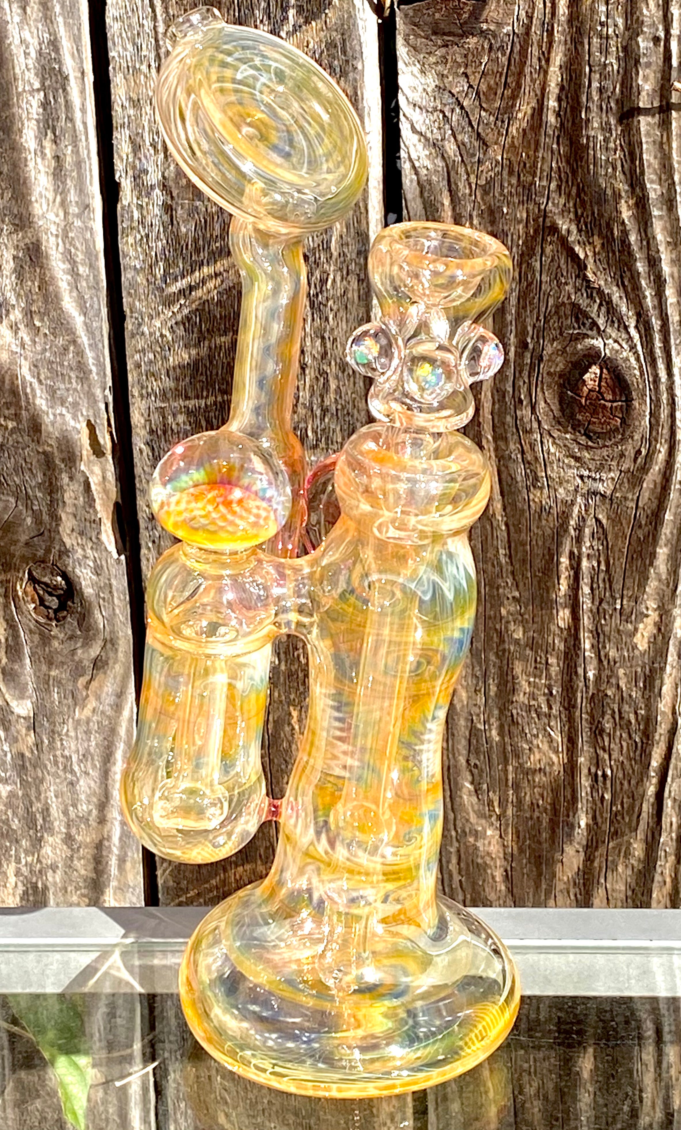 DJack Fully Fumed Large Dewar Double Bubbler 14mm