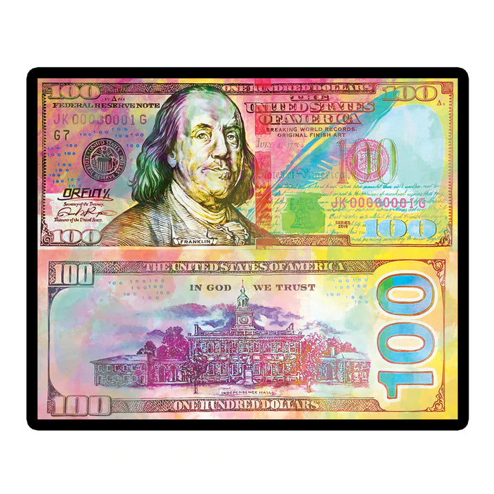 Moodmats Orfin  12" "Dyed Money Stack" w/ full color application