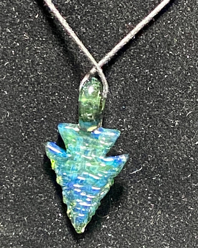 Elks That Run Mini Arrowhead Pendant - TheSmokeyMcPotz Collection 