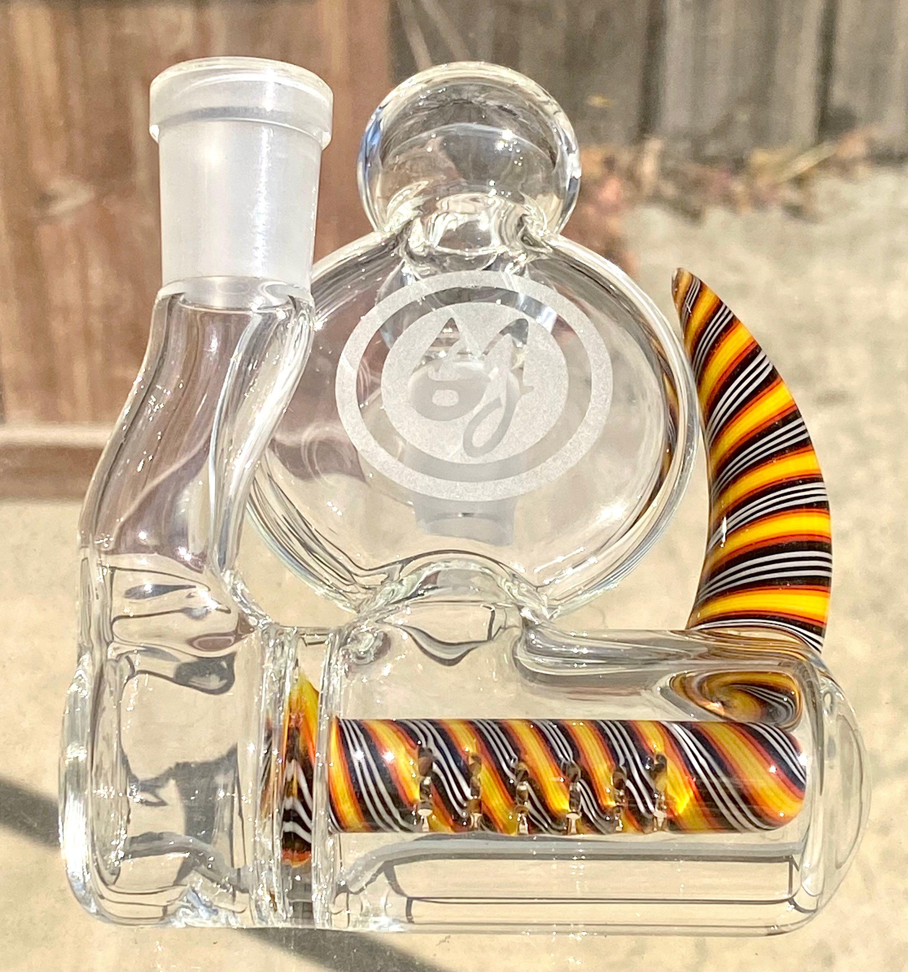 OJ Flame 14mm 90 Degree Inline Ashcatcher