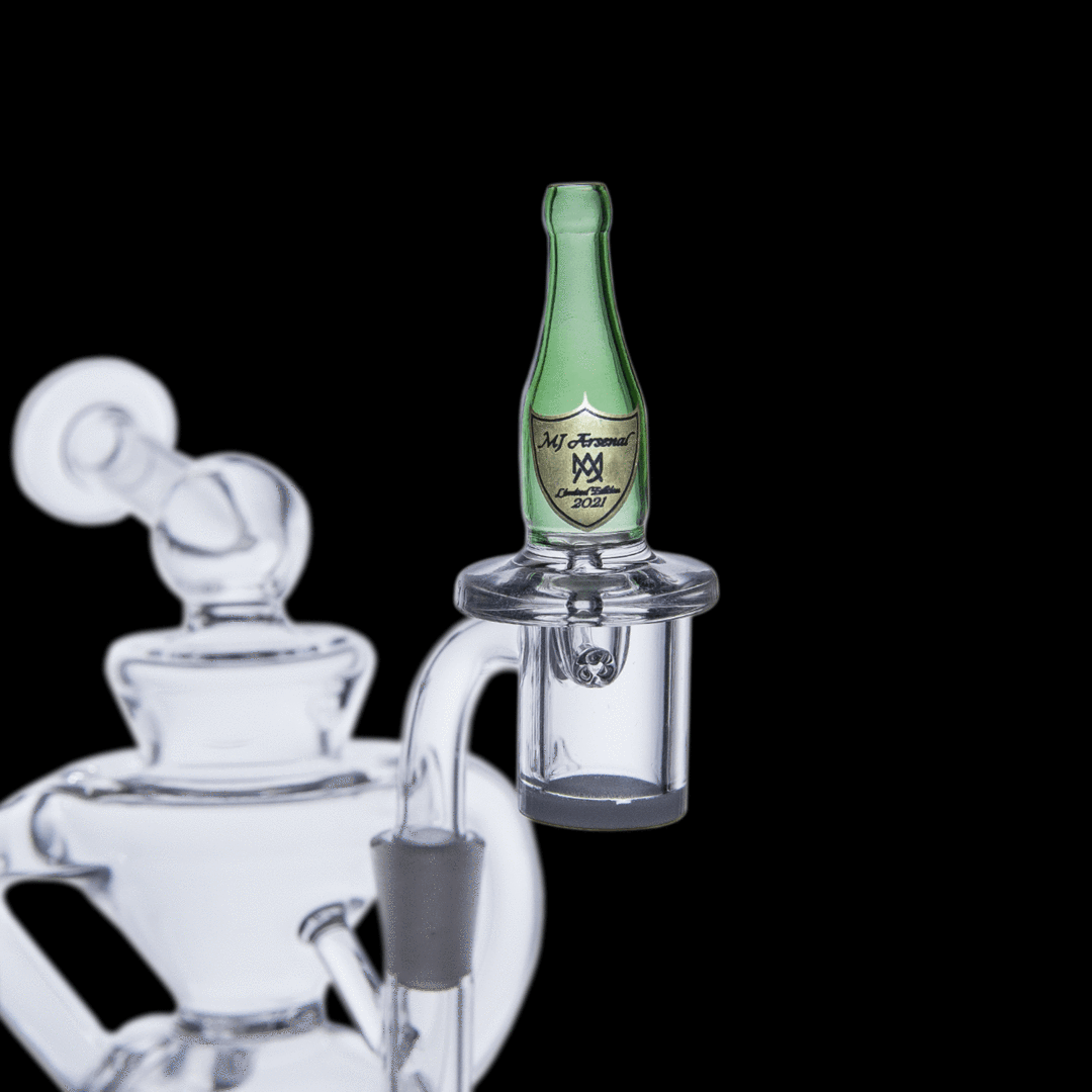 MJA Champagne Spinner Carb Cap LE - TheSmokeyMcPotz Collection 