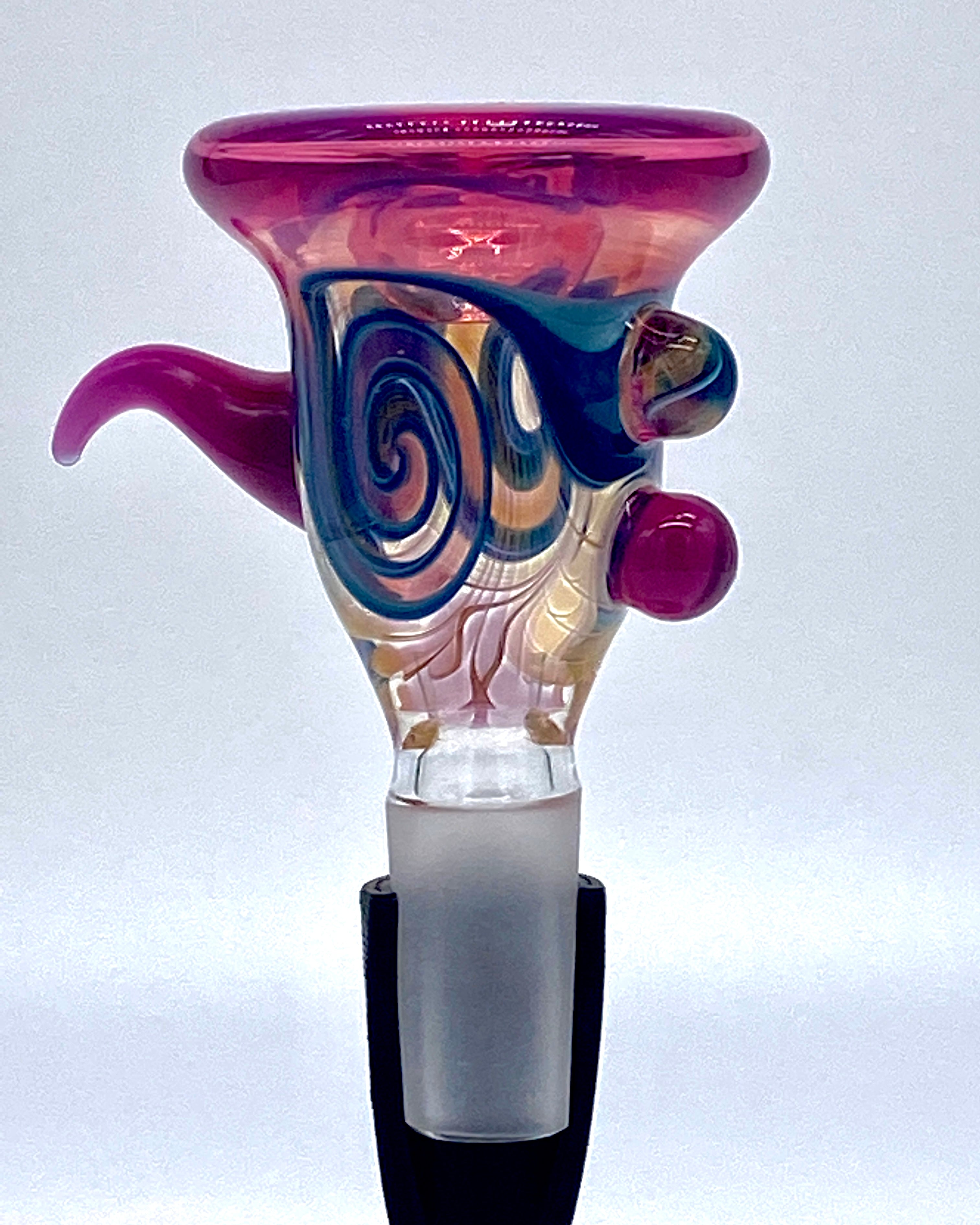 Gasp One Royal Jelly, Stargazer & Fumed Side-Car 14mm Dewar Bubbler w/ Matching Slide - TheSmokeyMcPotz Collection 