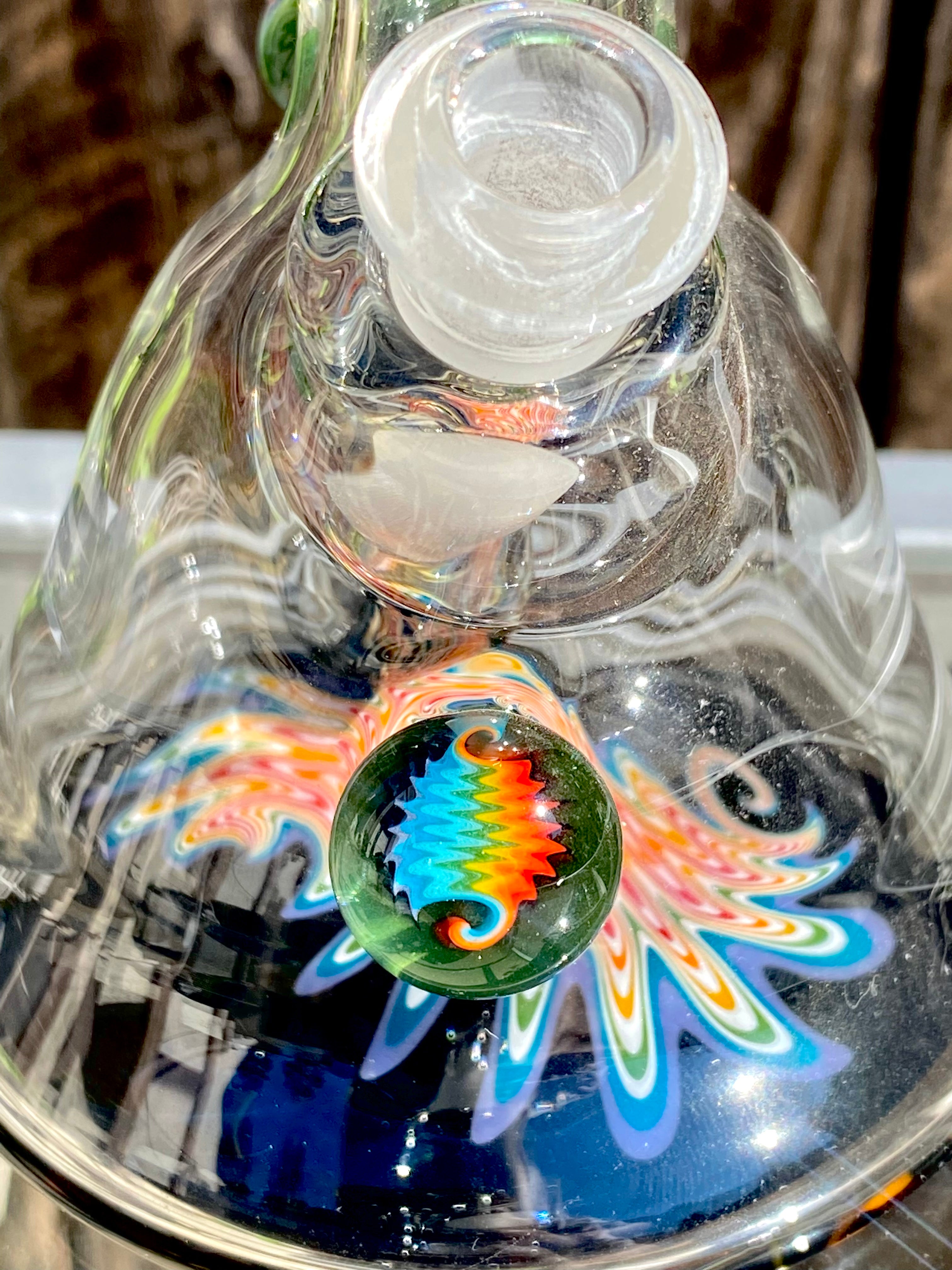Ben Birney 10mm Rainbow Wig Wag Banger Hanger