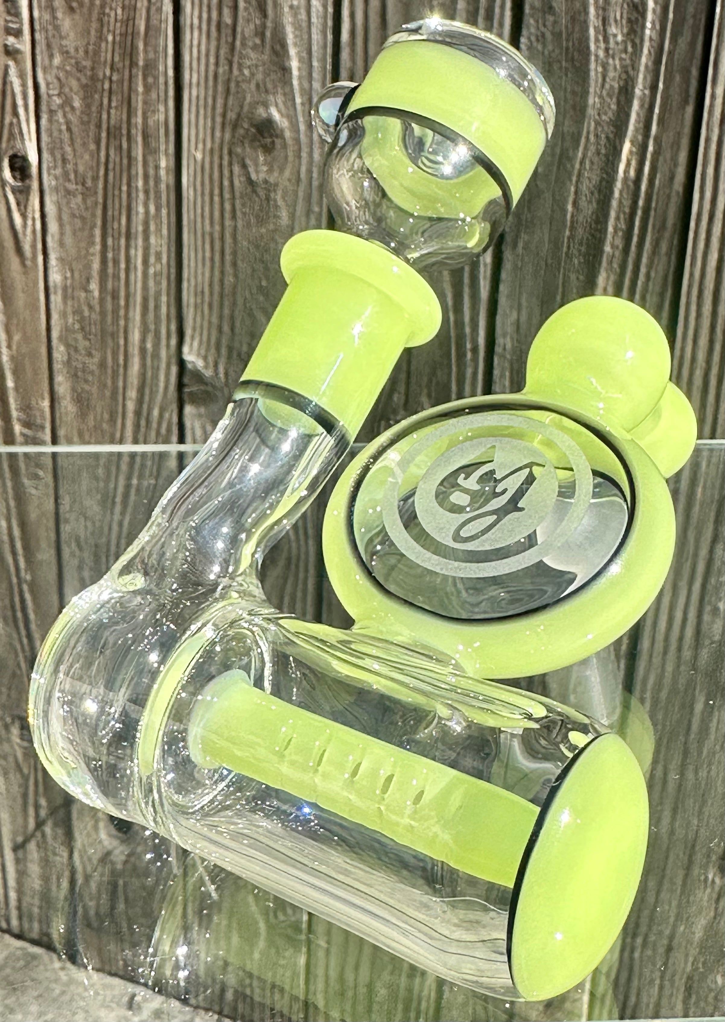OJ Flame Antidote Collins Beaker w/ Matching Inline Ashcatcher