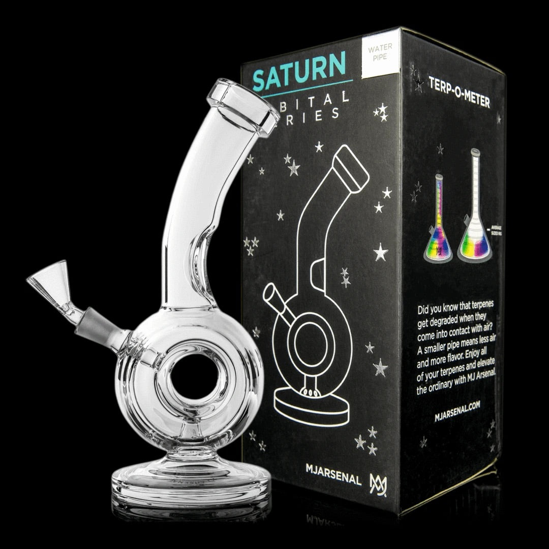 MJ Arsenal Saturn - Mini Water Pipe - TheSmokeyMcPotz Collection 