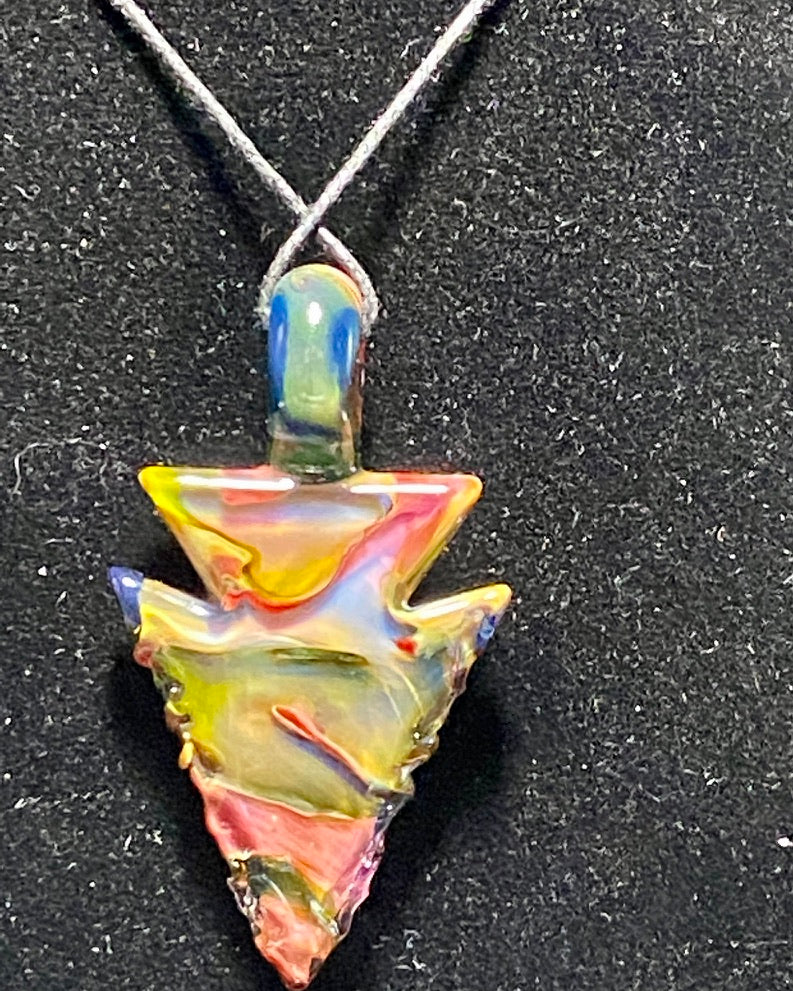 Elks That Run Camo Arrowhead Pendant #1 - TheSmokeyMcPotz Collection 
