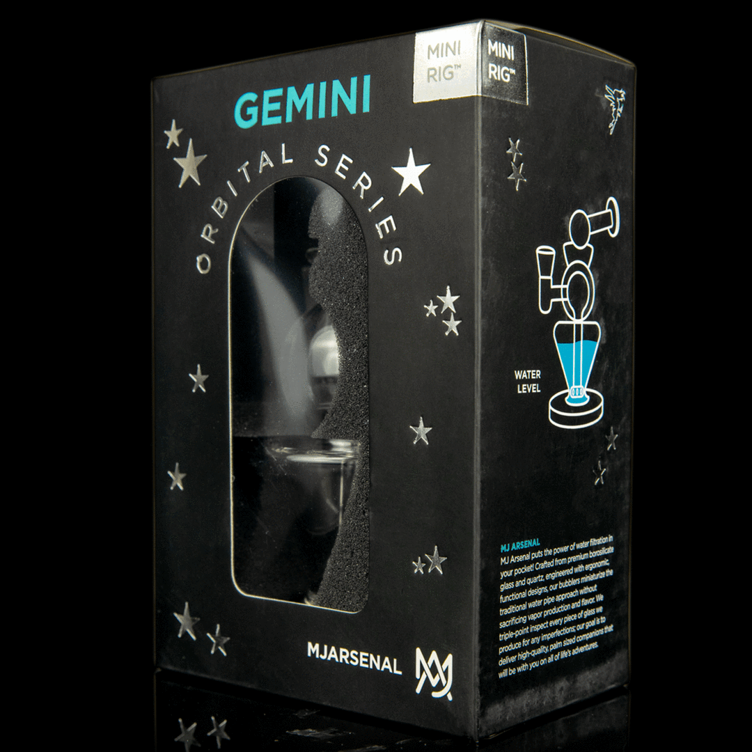 MJ Arsenal Gemini Mini Dab Rig (Orbital Series) - TheSmokeyMcPotz Collection 