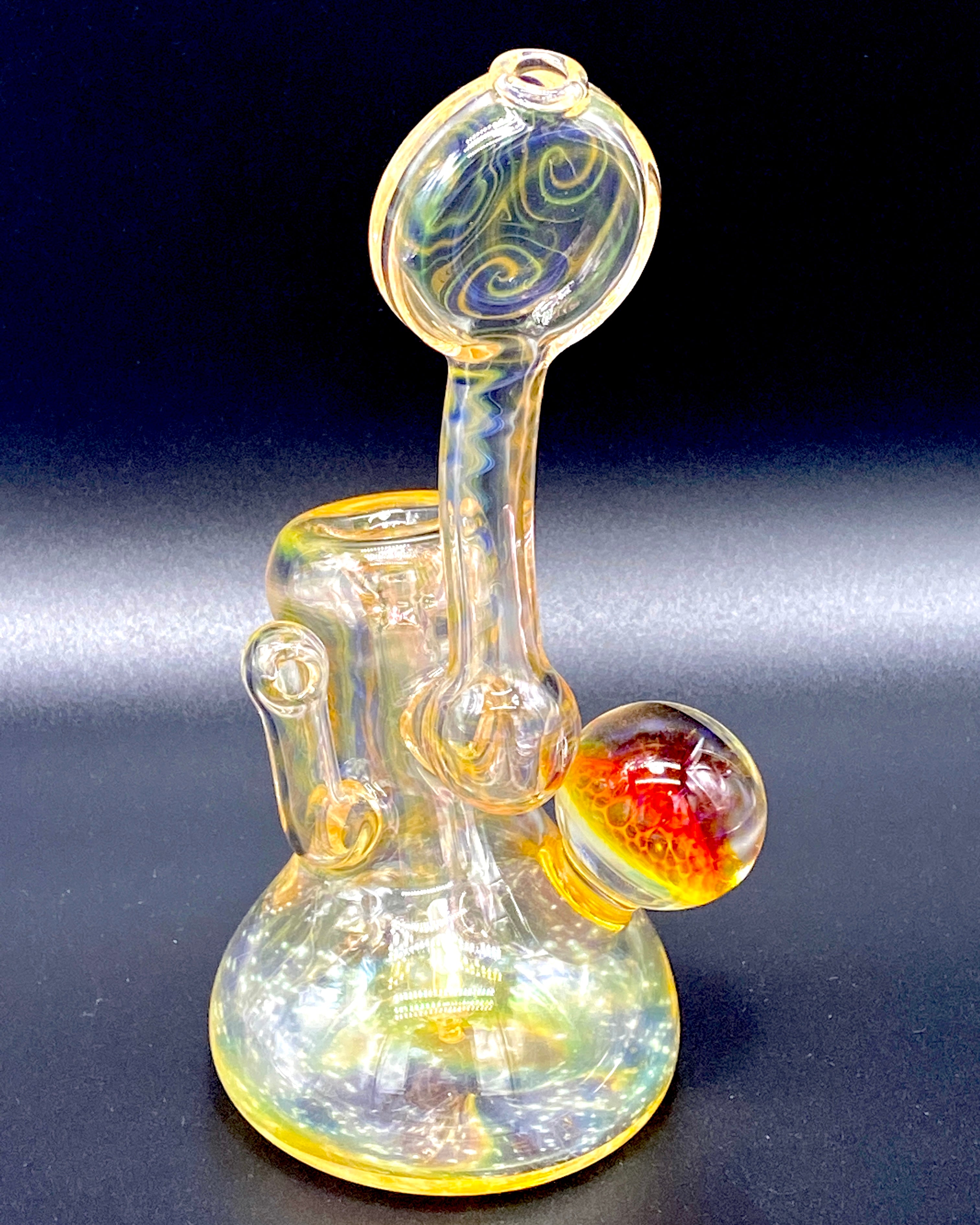 DJack Fully Fumed Snorkel Bubbler - TheSmokeyMcPotz Collection 