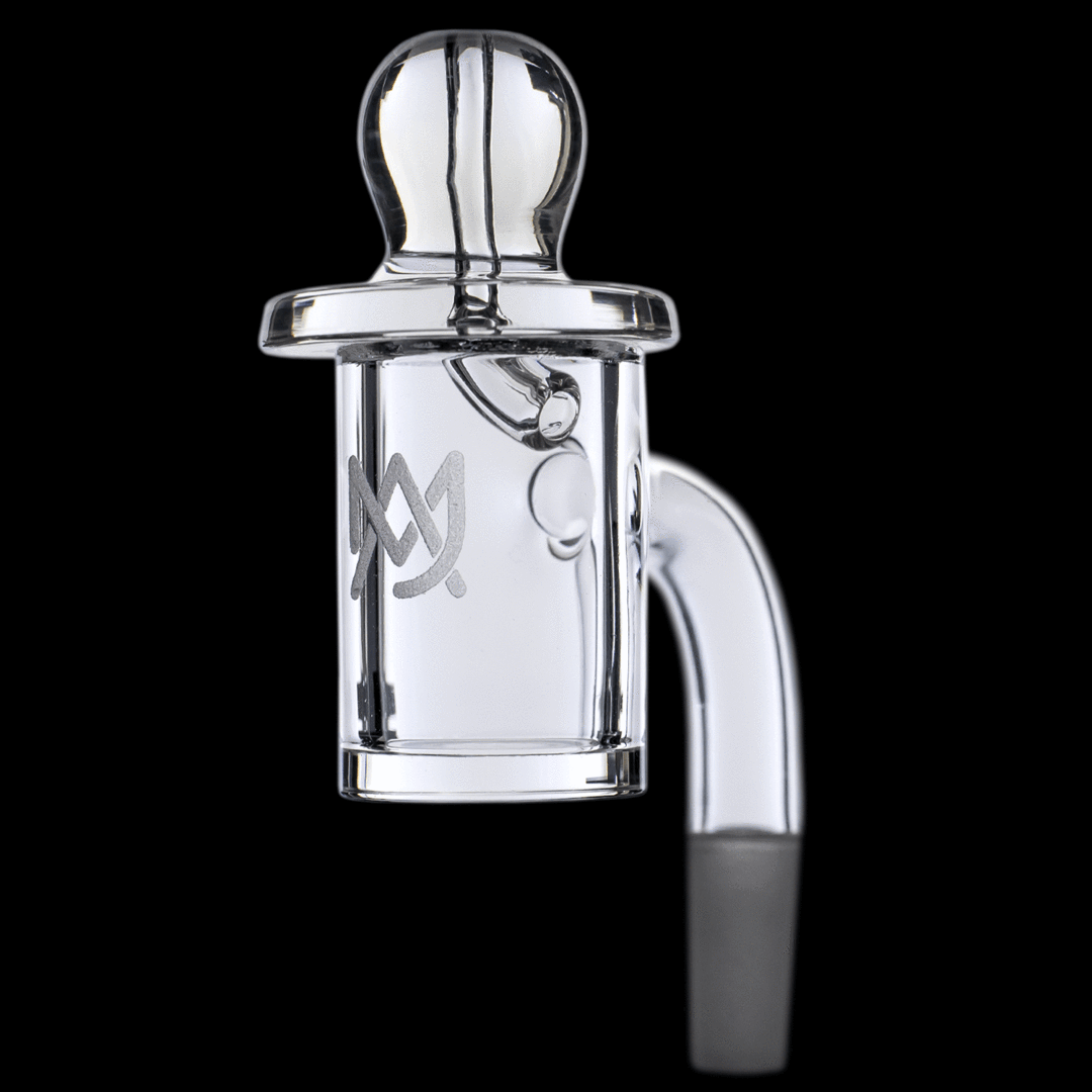 MJ Arsenal Premium Full Weld Clear Quartz Banger Large - TheSmokeyMcPotz Collection 