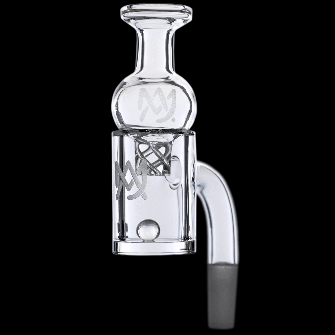 MJ Arsenal Premium Full Weld Clear Quartz Banger Large - TheSmokeyMcPotz Collection 