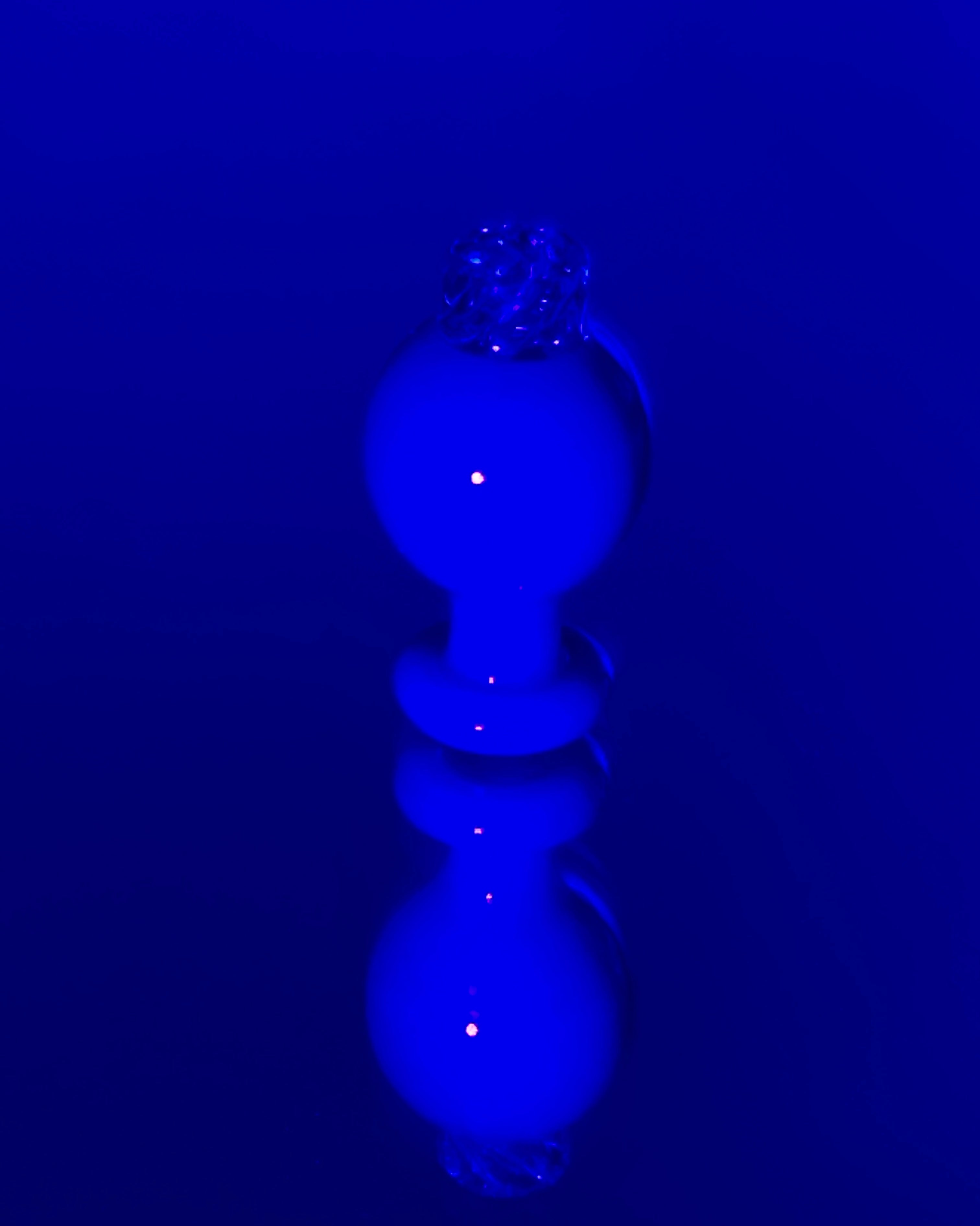 Gordo Scientific MINI BUBBLE CAPS (PEAK & CARTA) UV Green - TheSmokeyMcPotz Collection 