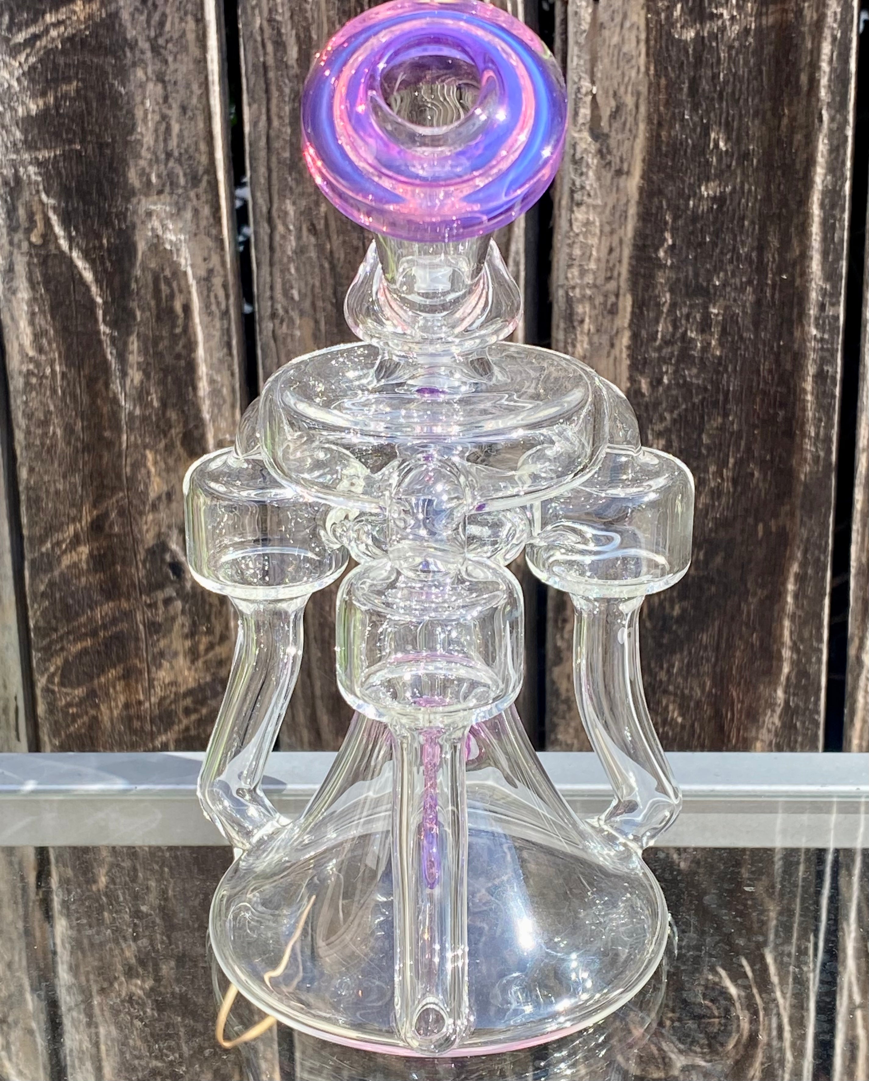 Gobs Glass Royal Jelly 14mm Triple Recycler