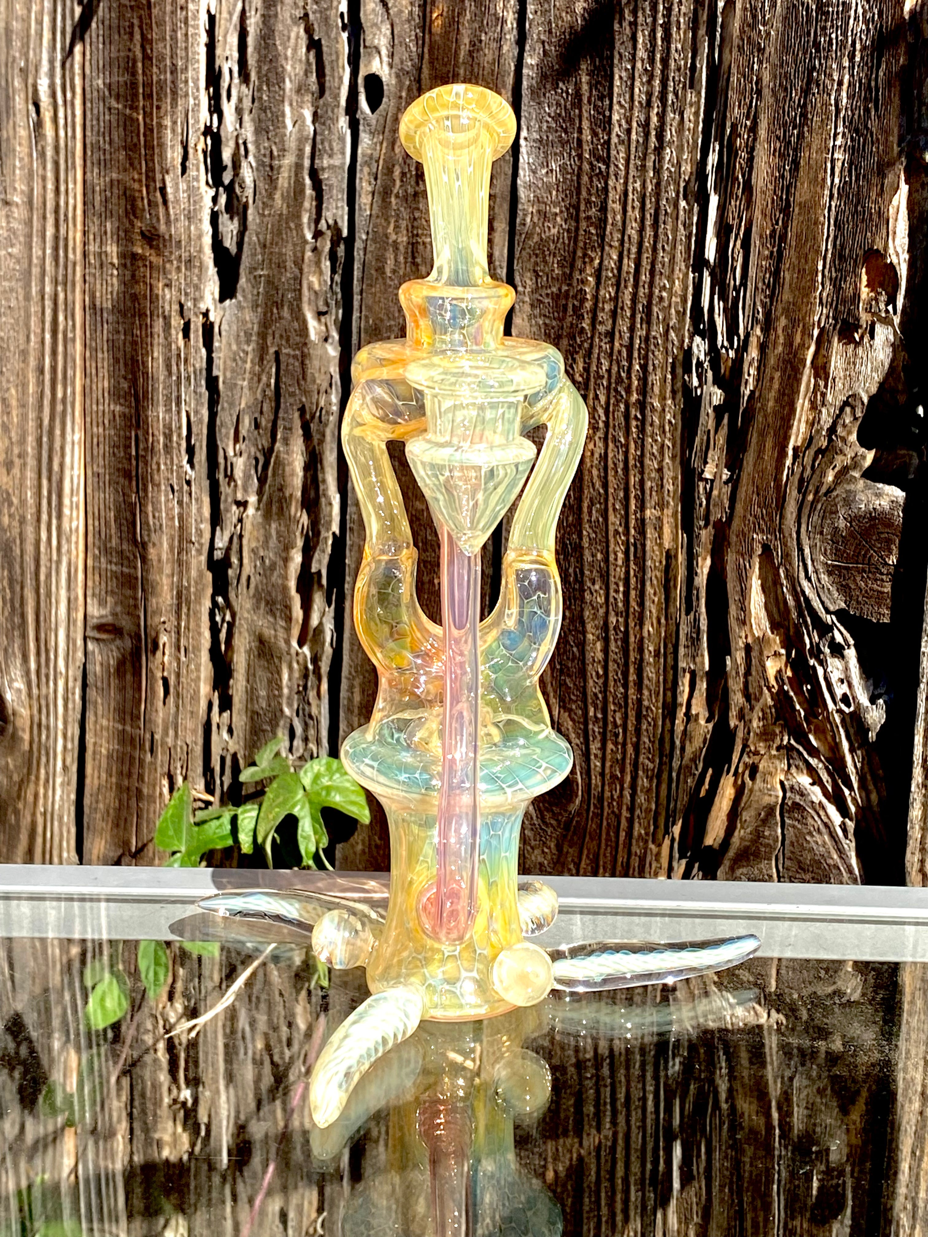 Jakers x Asthmatic Glasstastic Collab Double Uptake Fully Fumed Rig