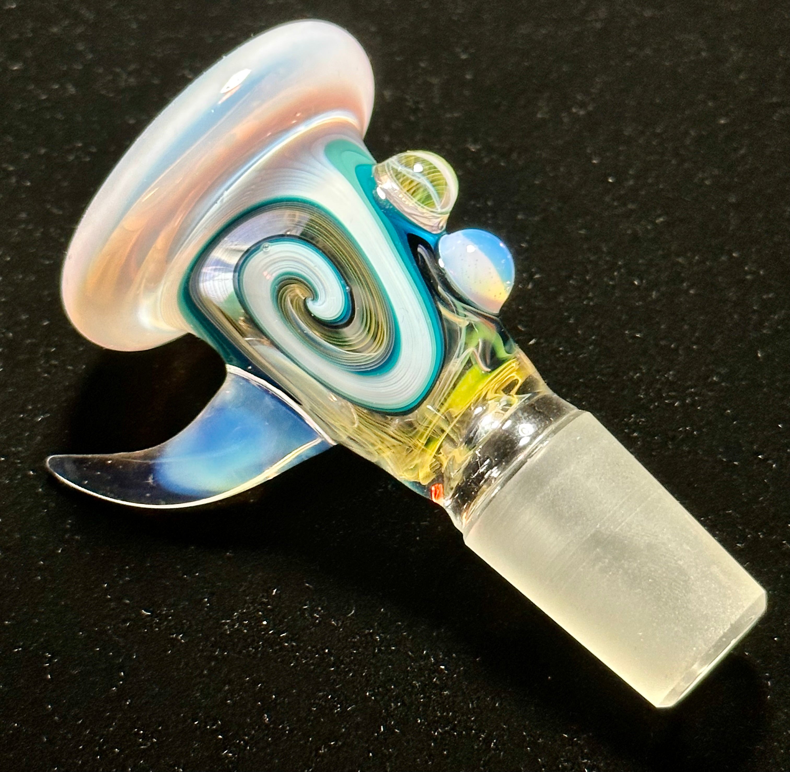 Gasp One CFL Pixie & Fumed 18mm Single Hole Slide