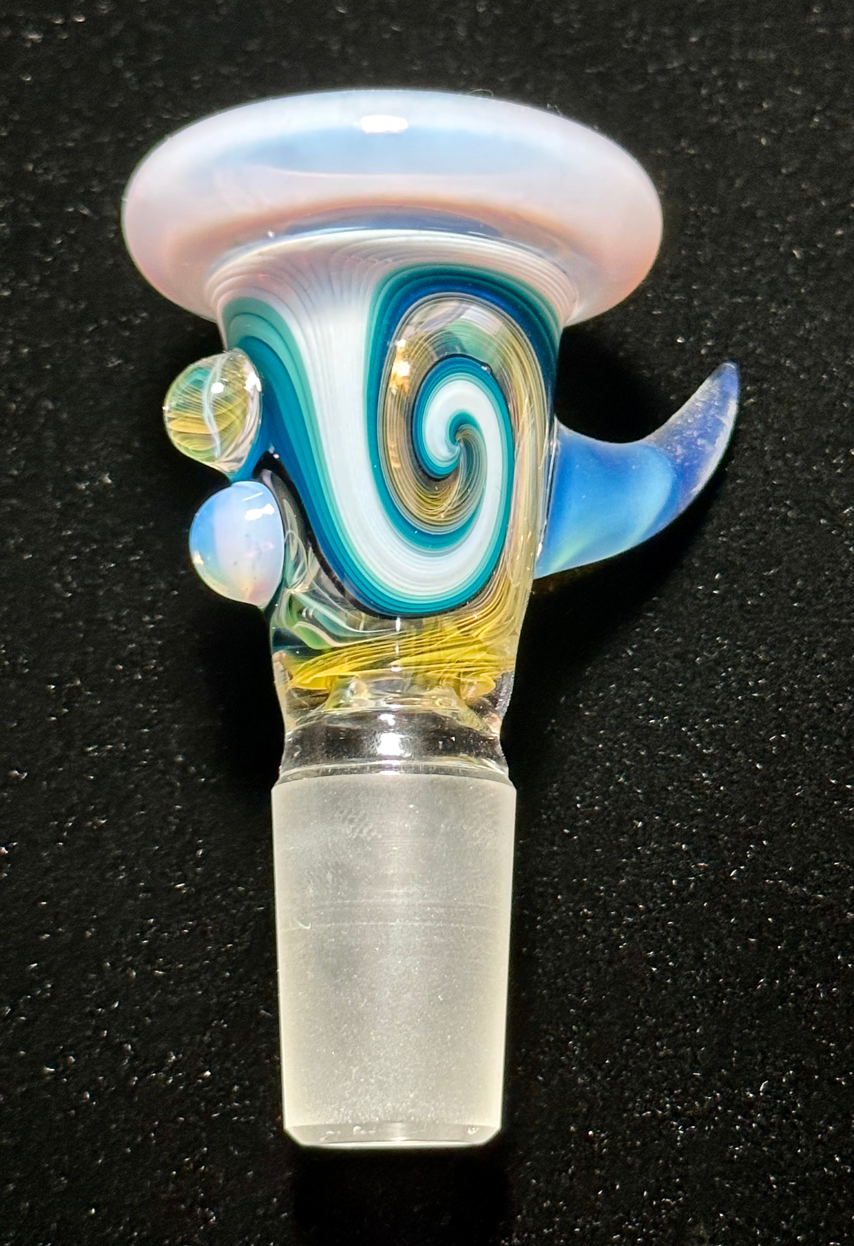 Gasp One CFL Pixie & Fumed 18mm Single Hole Slide