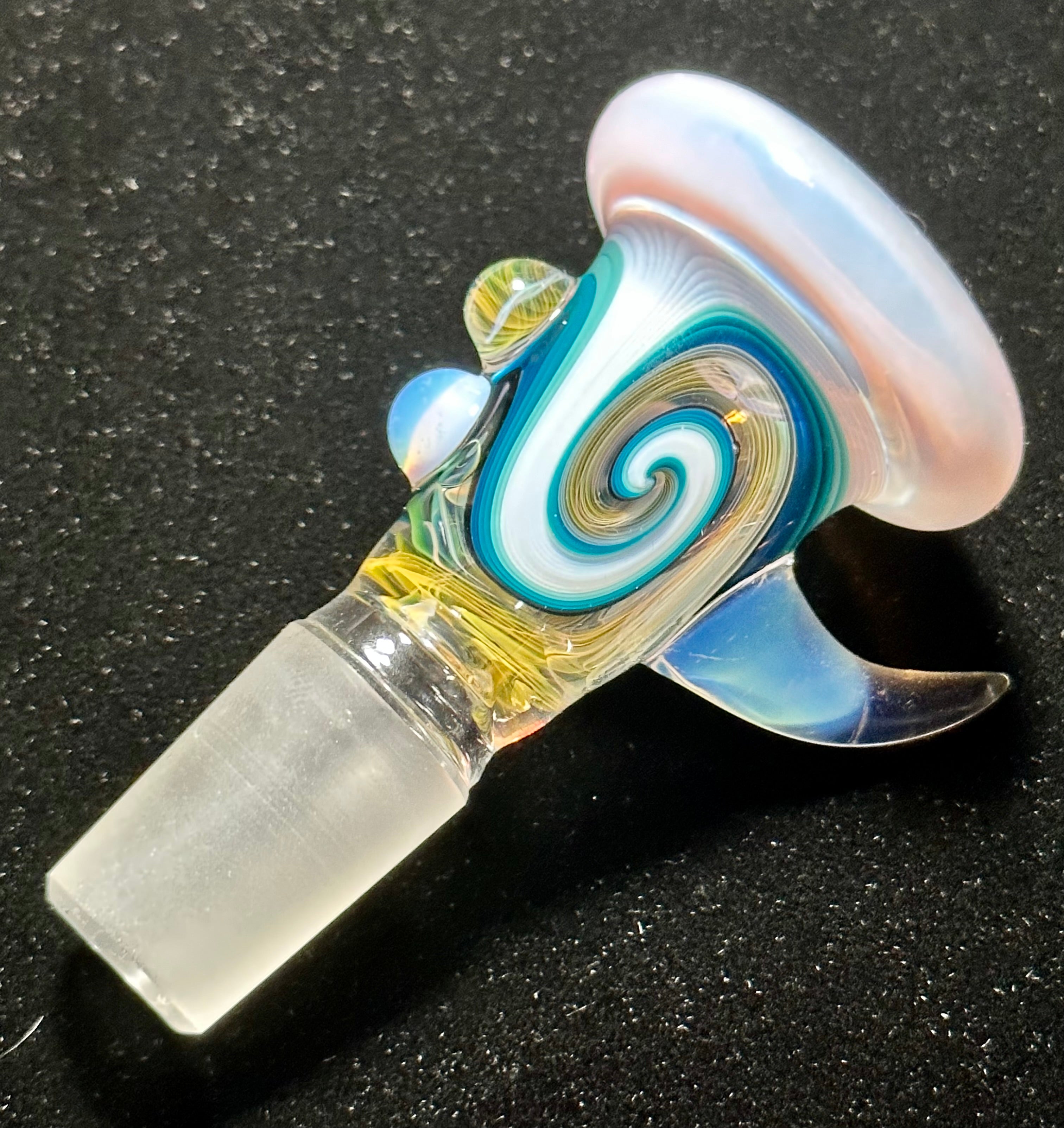 Gasp One CFL Pixie & Fumed 18mm Single Hole Slide