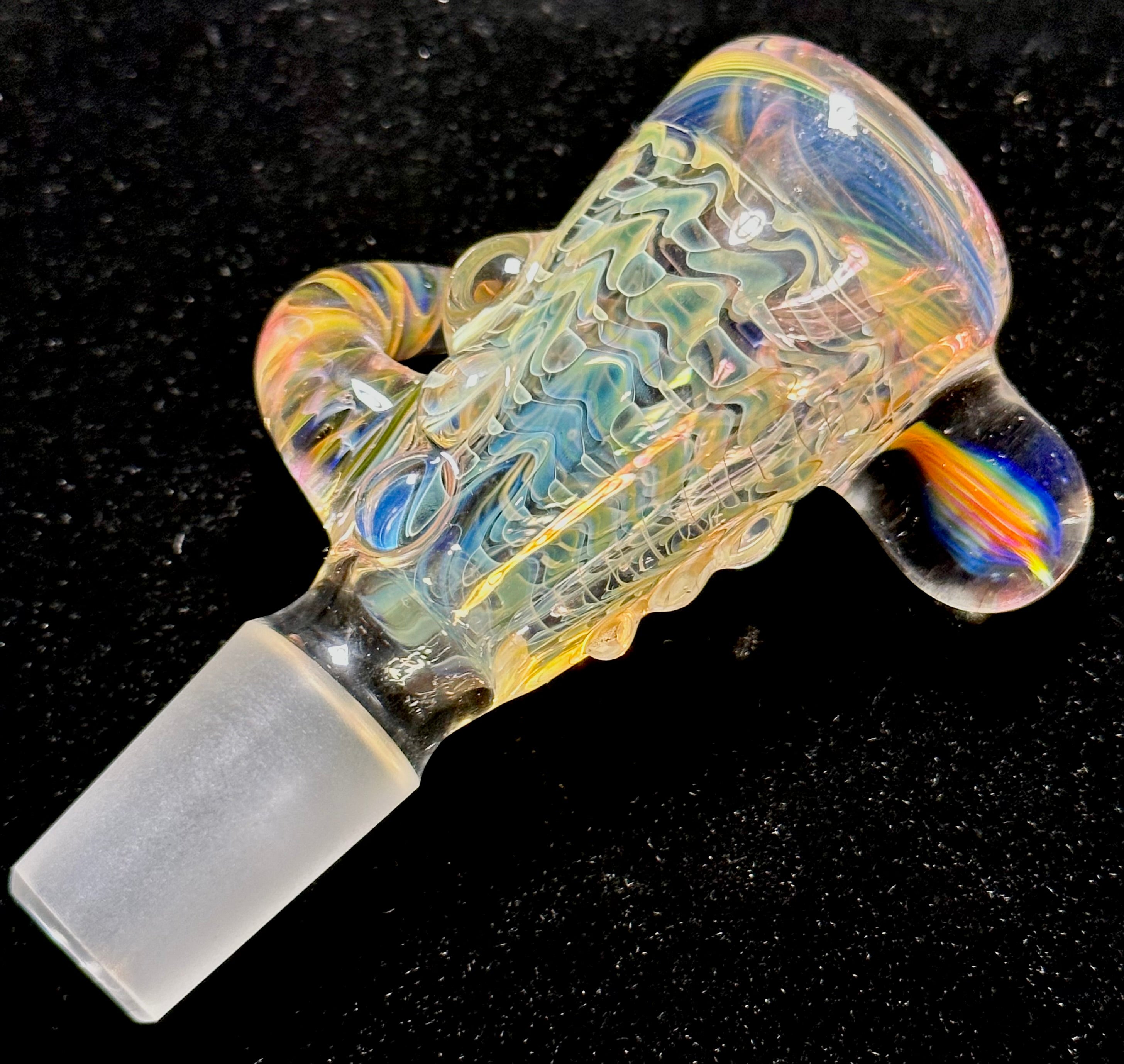 B $ Glass Fumed 18mm Dubs Slide#1