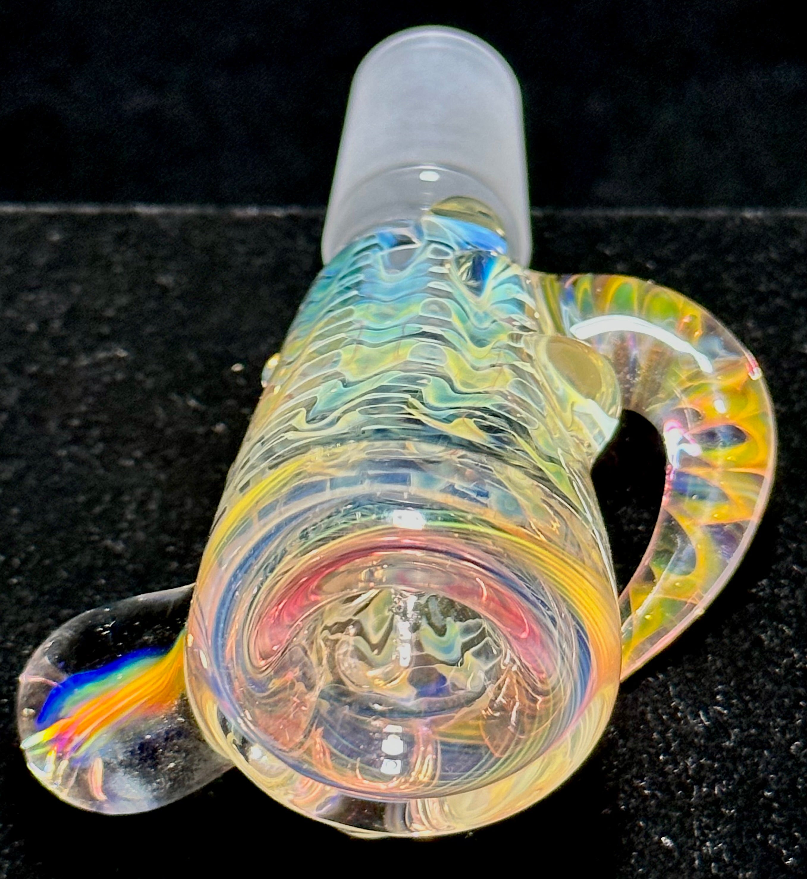 B $ Glass Fumed 18mm Dubs Slide#1