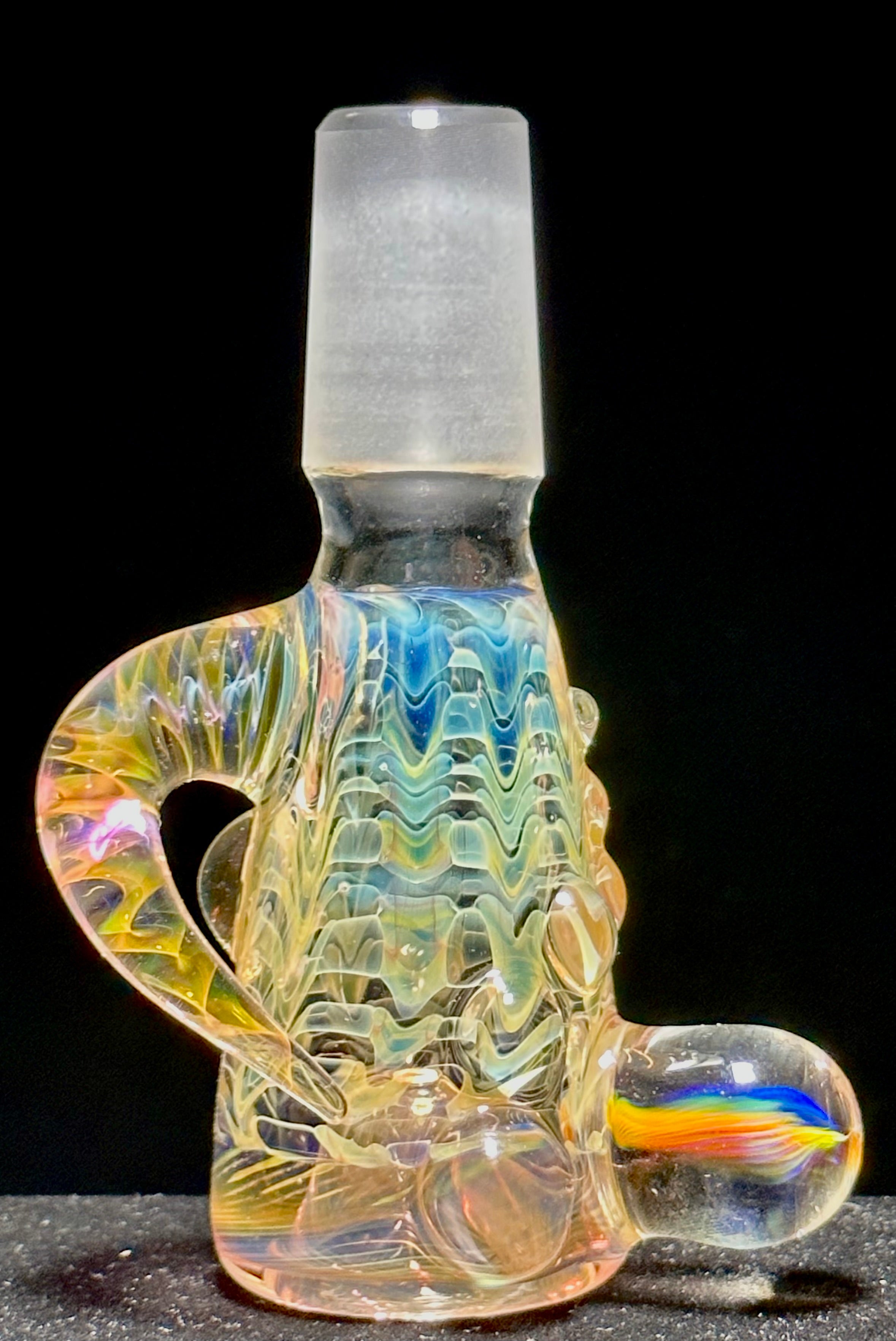 B $ Glass Fumed 18mm Dubs Slide#1