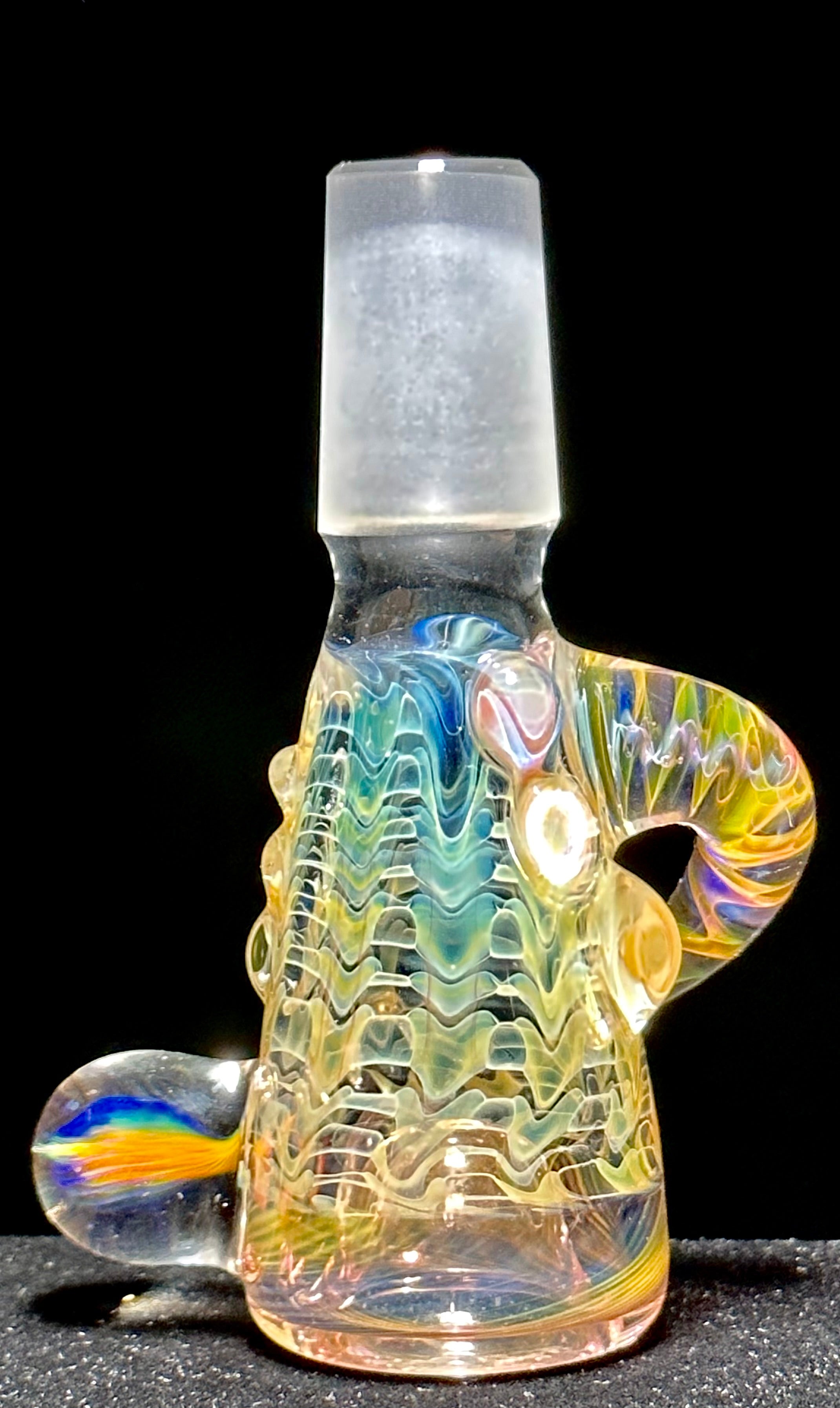 B $ Glass Fumed 18mm Dubs Slide#1