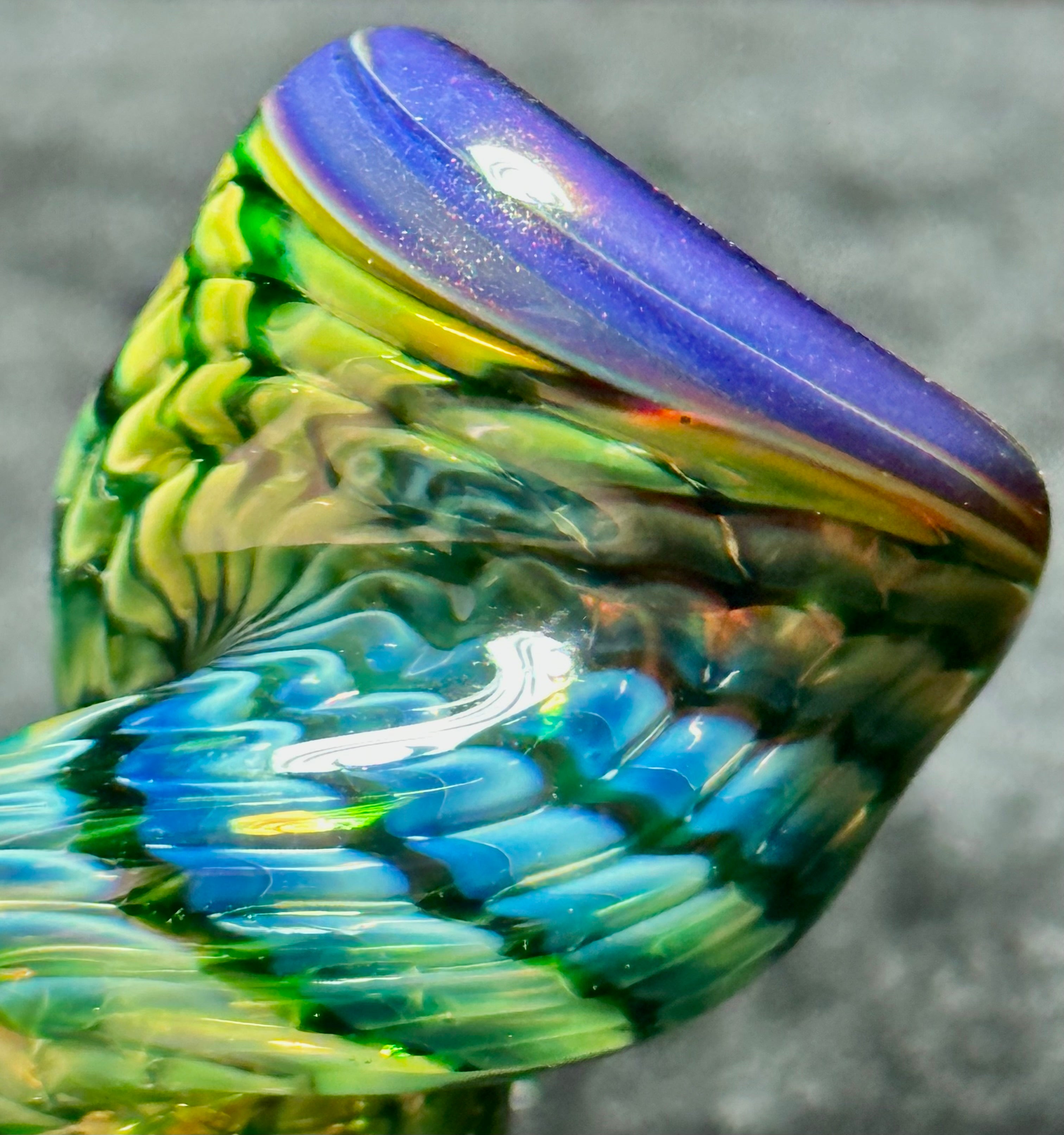 Dosh World 18mm Twisted Fumed Slide Green