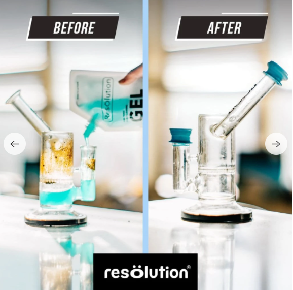 Res Gel - Glass Bong Cleaner & Pipe Cleaning Solution - TheSmokeyMcPotz Collection 