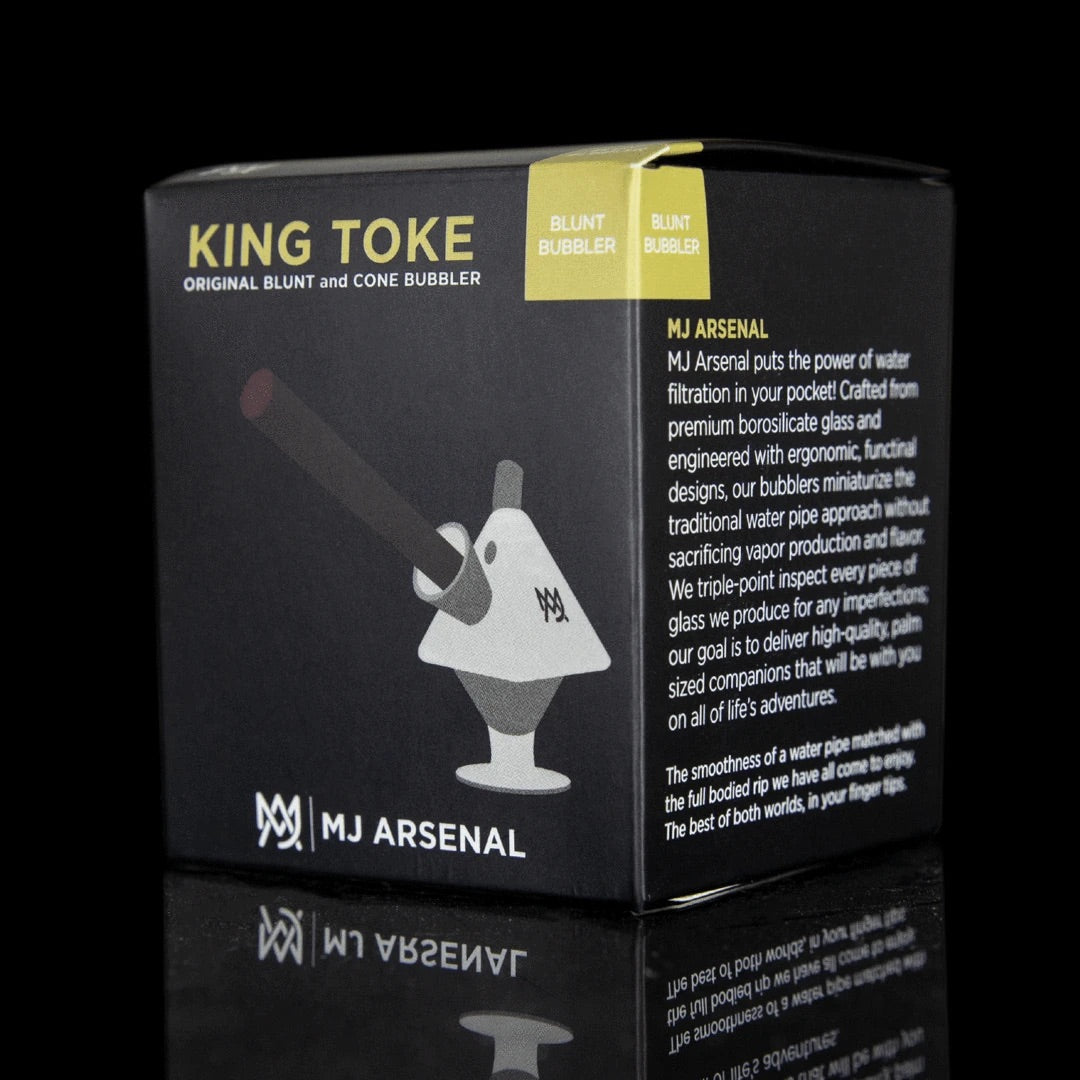 MJ Arsenal The King Toke Joint/Blunt Bubbler - TheSmokeyMcPotz Collection 