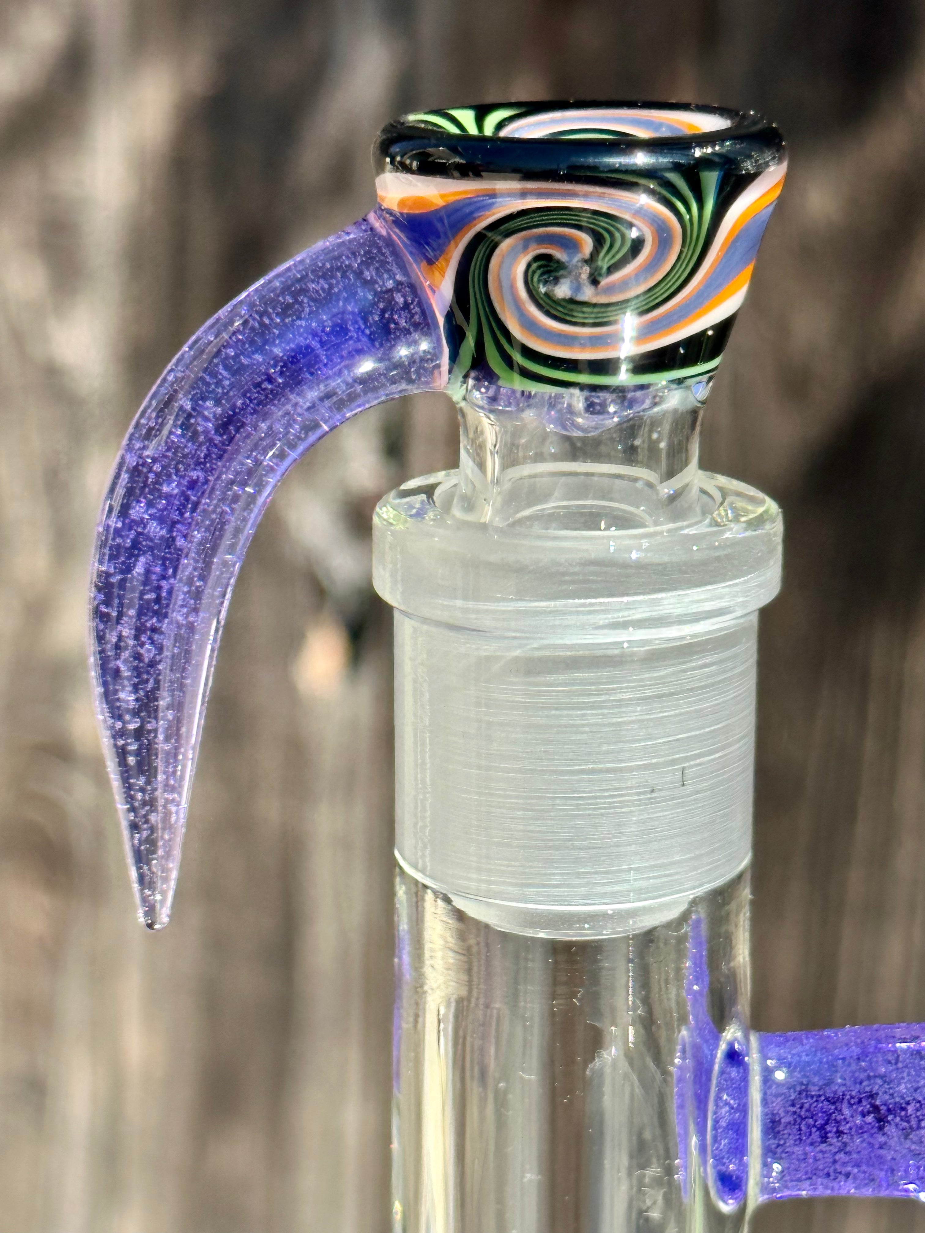 OJ Flame Birdpop Wigwag 14mm 45 Degree Ashcatcher